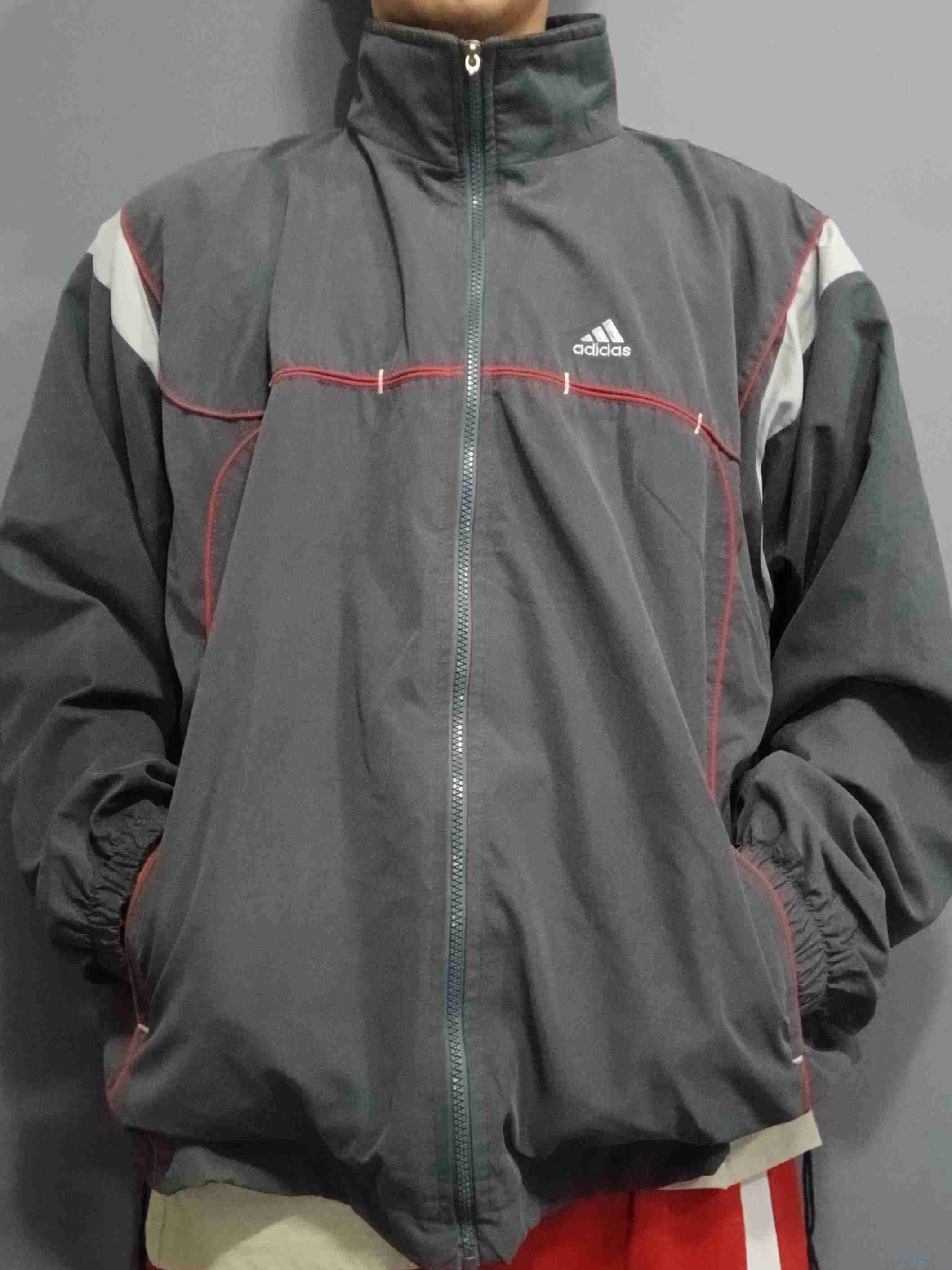 Chaqueta deportiva Adidas gris - miniatura 6
