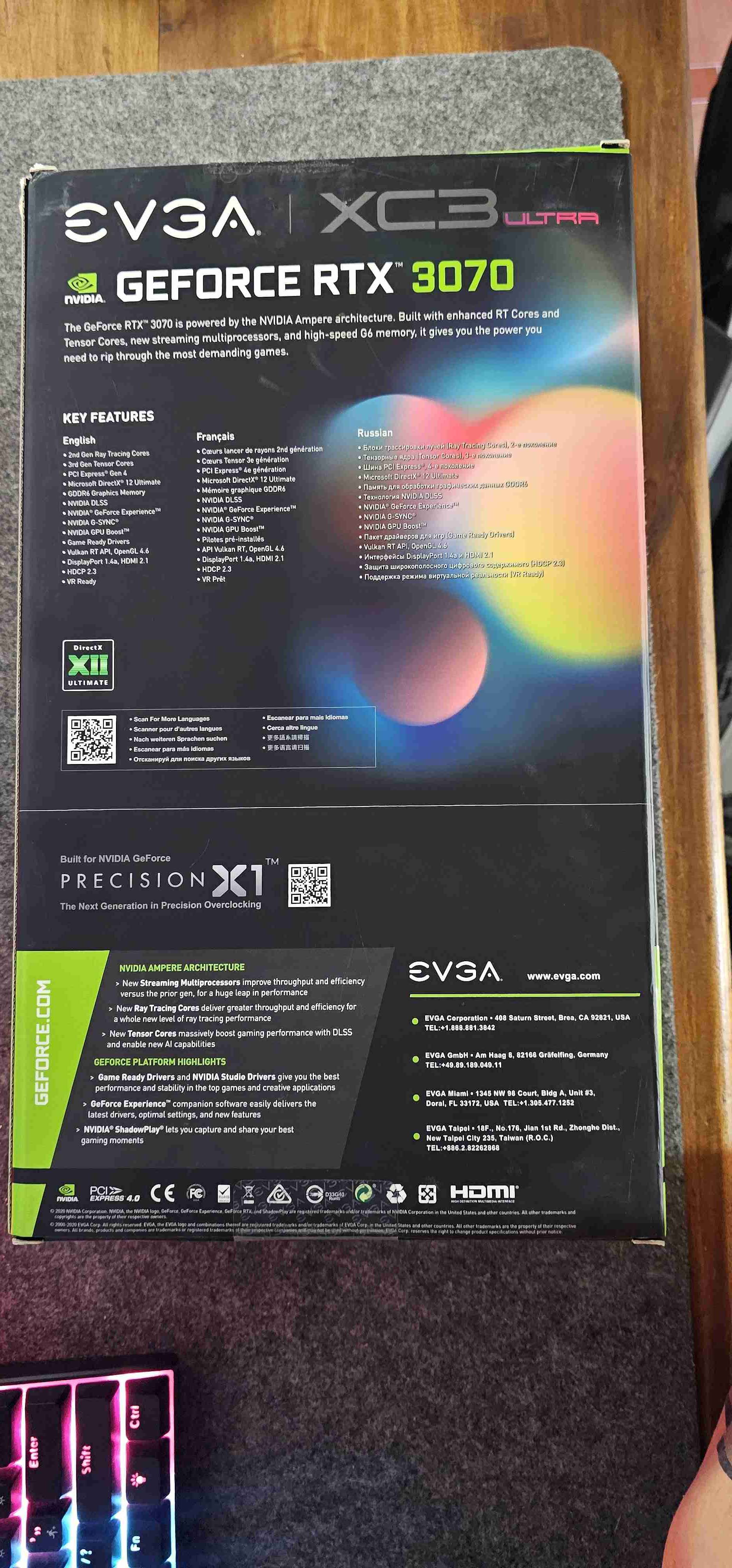 Tarjeta gráfica EVGA GeForce RTX 3070 - miniatura 2