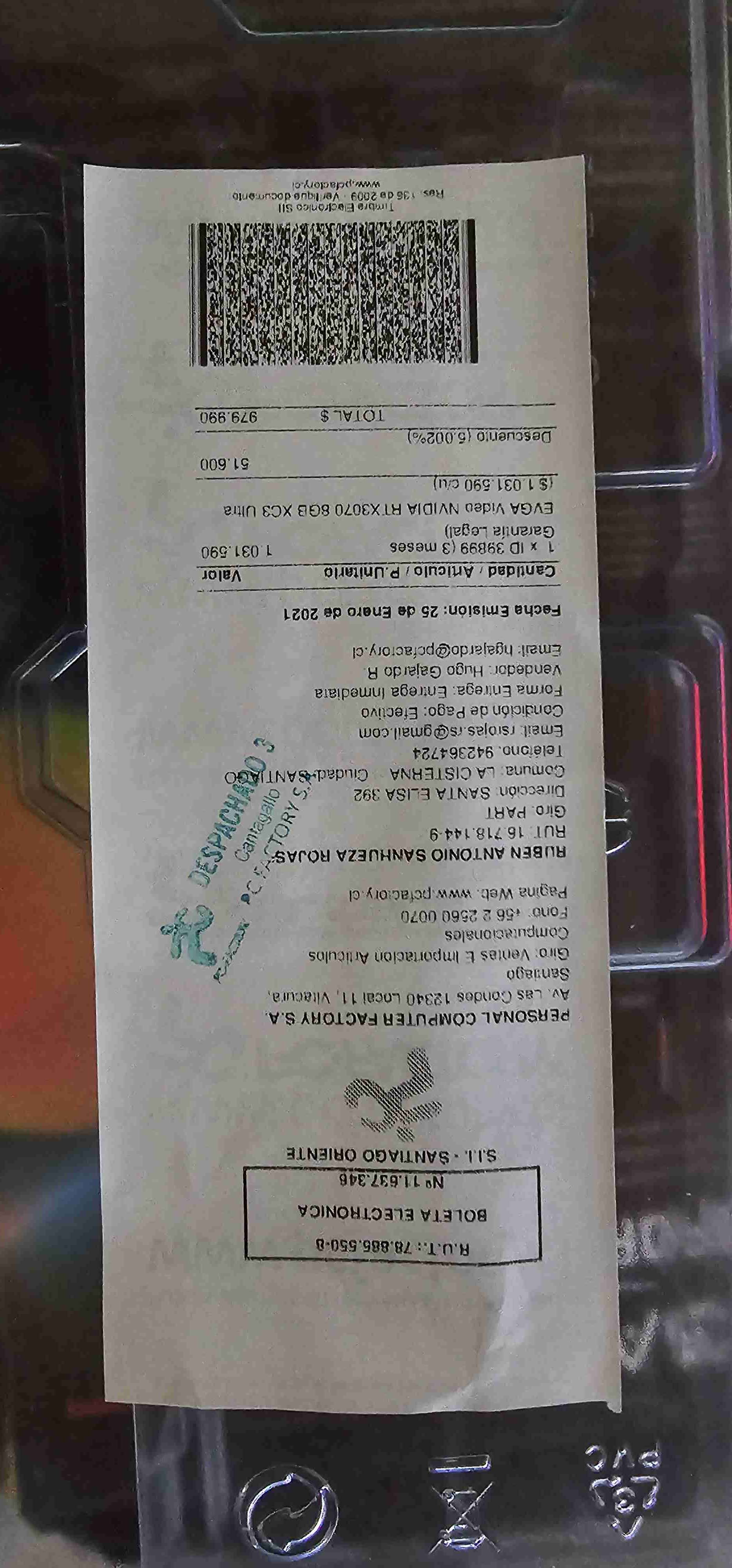 Tarjeta gráfica EVGA GeForce RTX 3070 - miniatura 4