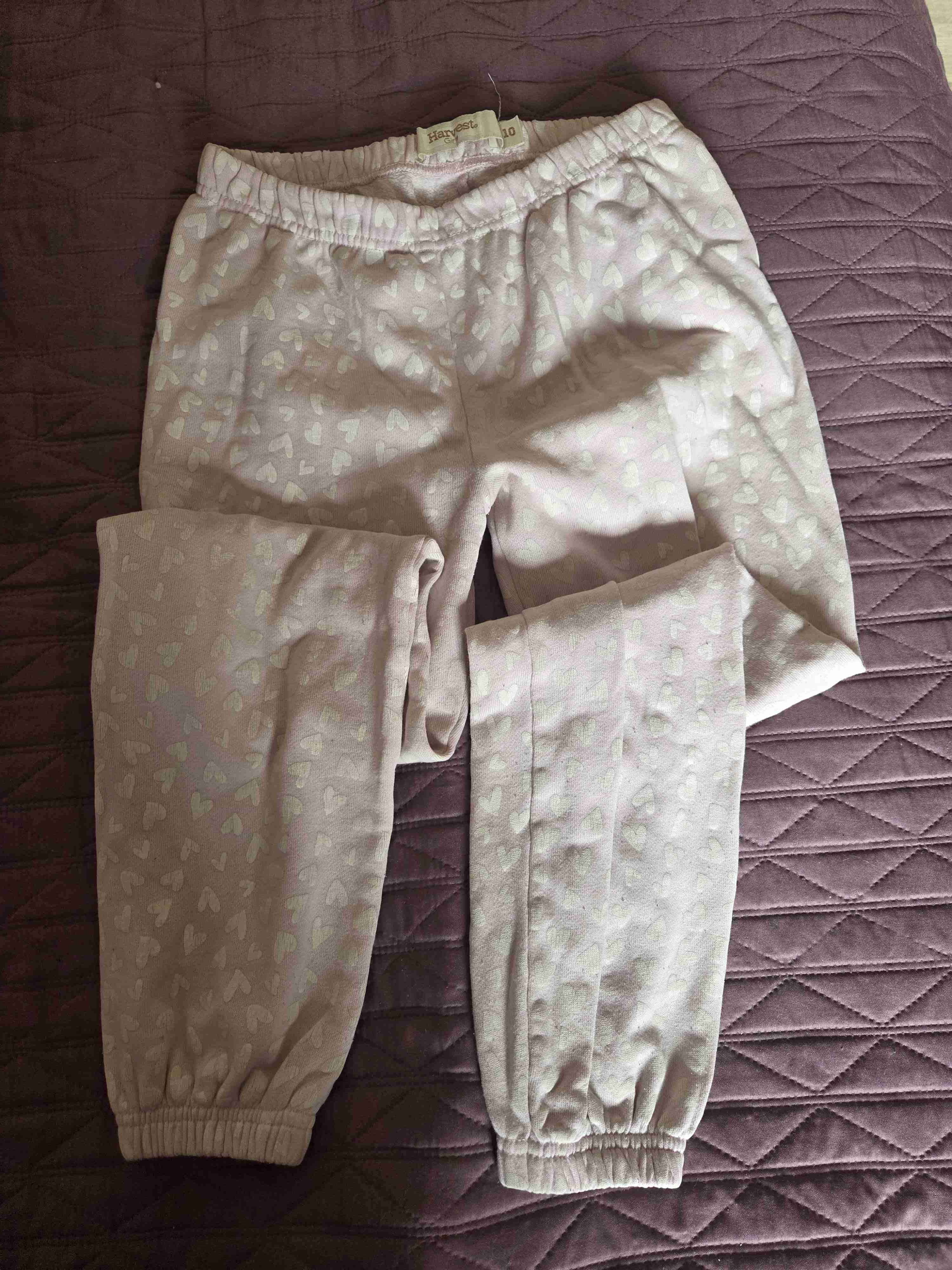 Pantalones de pijama con diseño de corazones