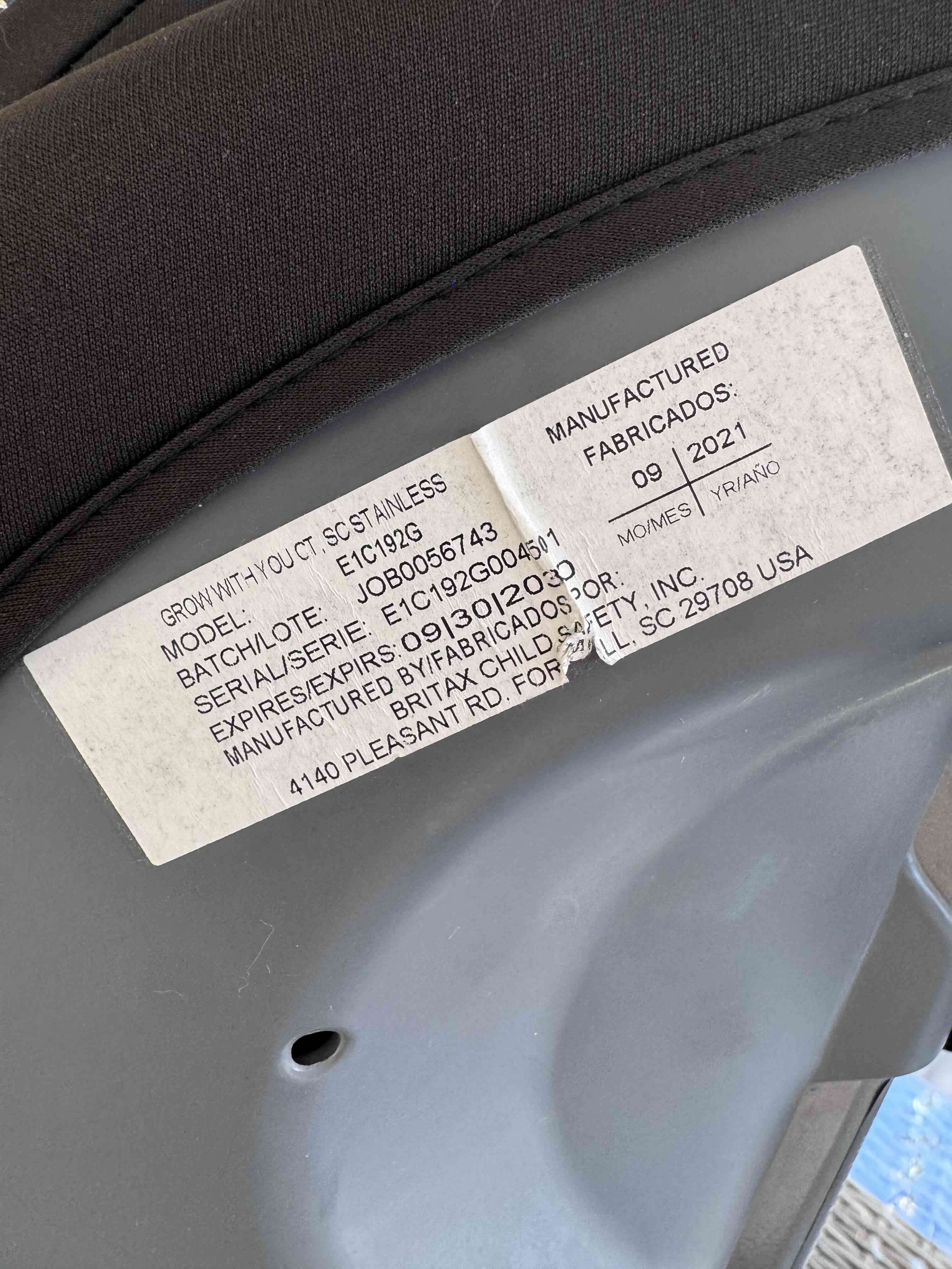 Silla de auto Britax ClickTight gris - miniatura 2