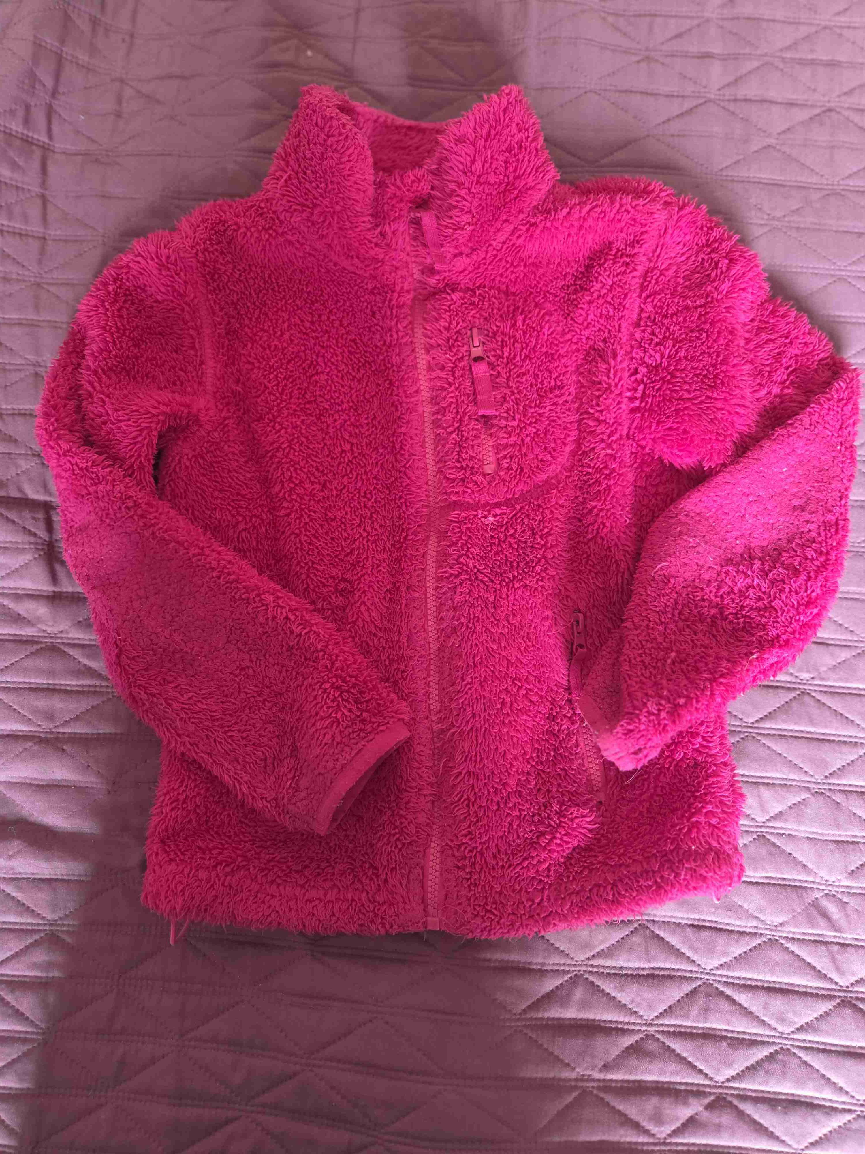 Chaqueta polar rosada talla 8