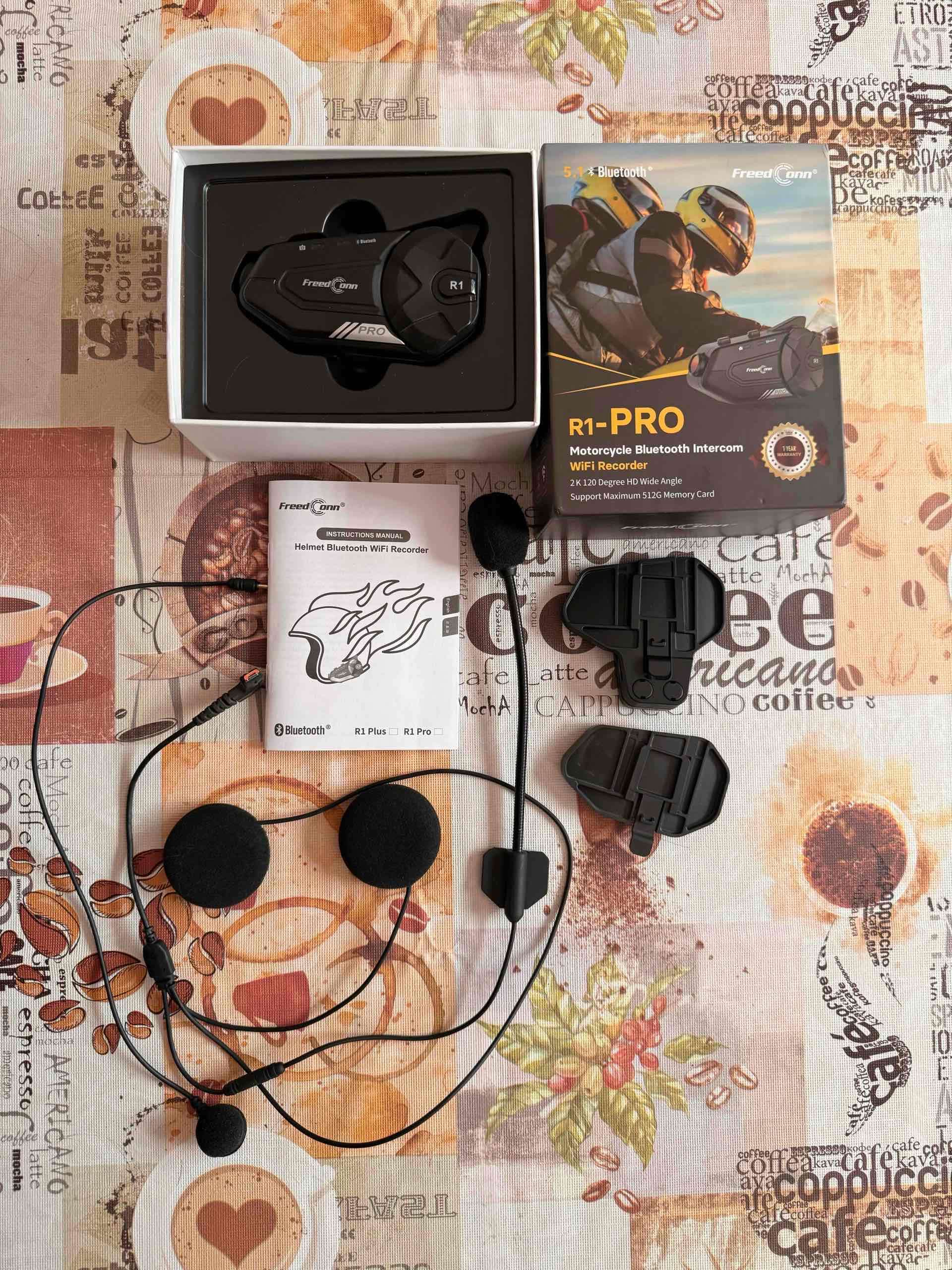 Intercomunicador Bluetooth R1-PRO para motos - miniatura 2