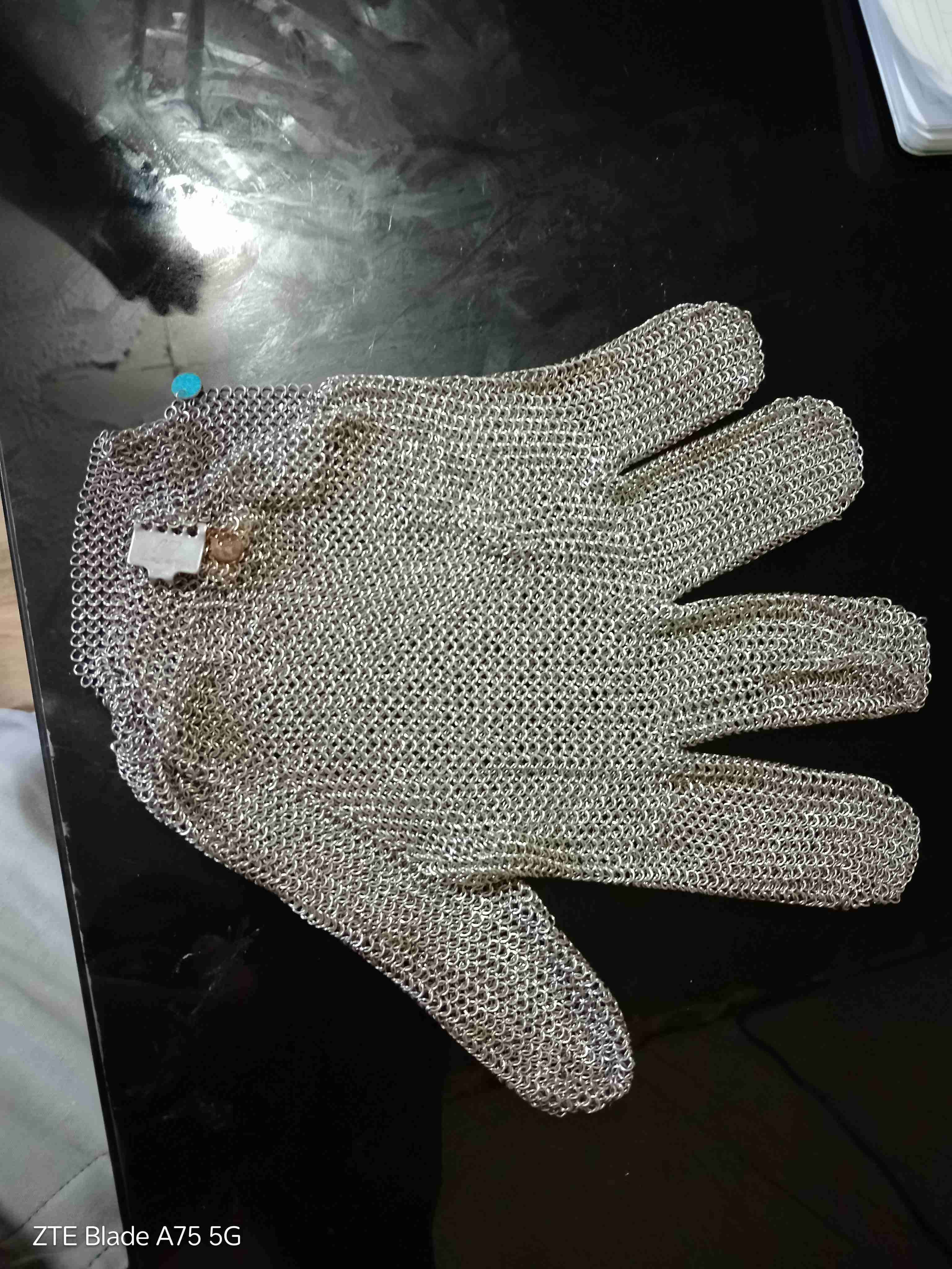Guante de malla metálica seguridad