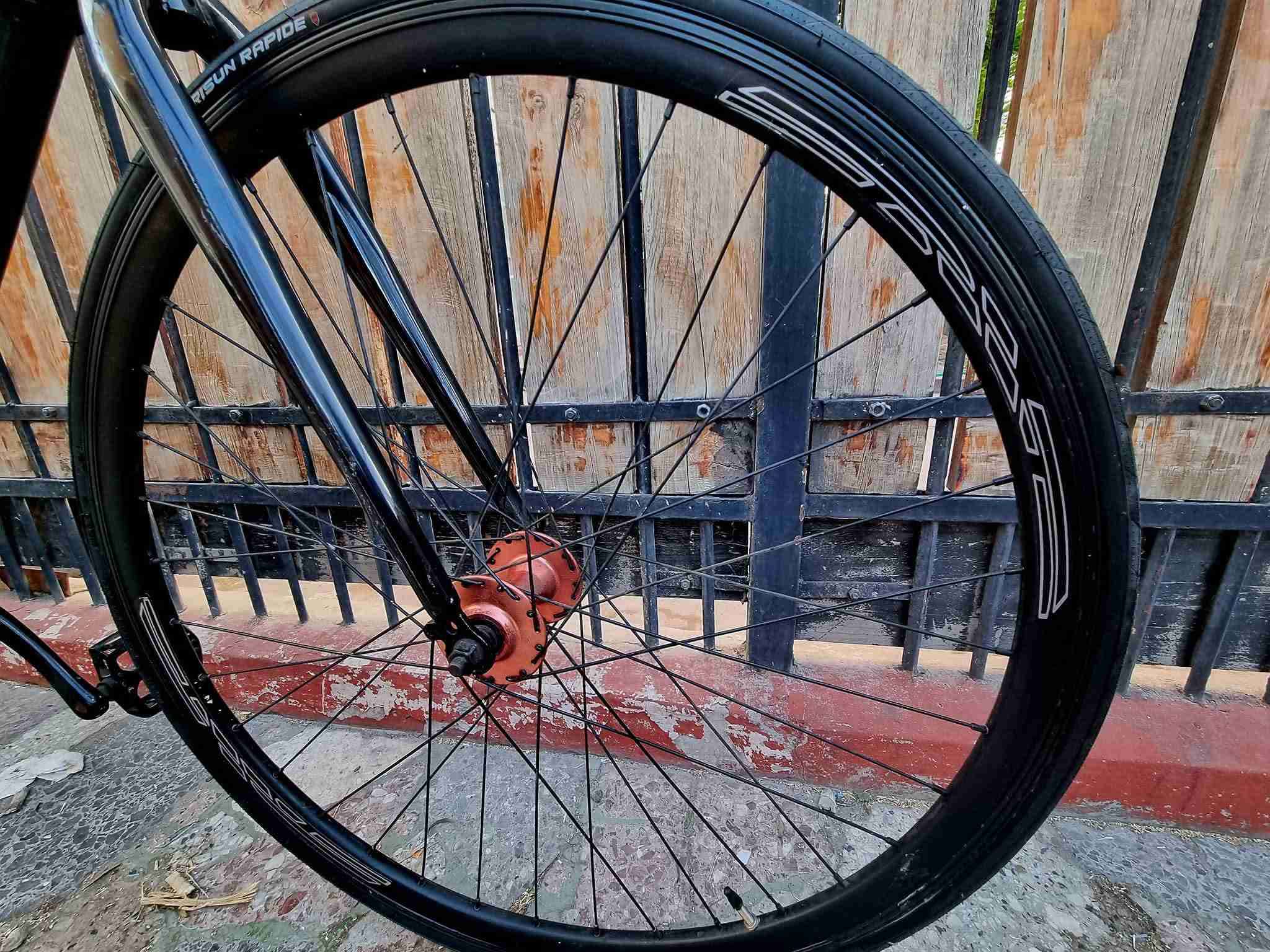 Bicicleta fija negra fixie - miniatura 6