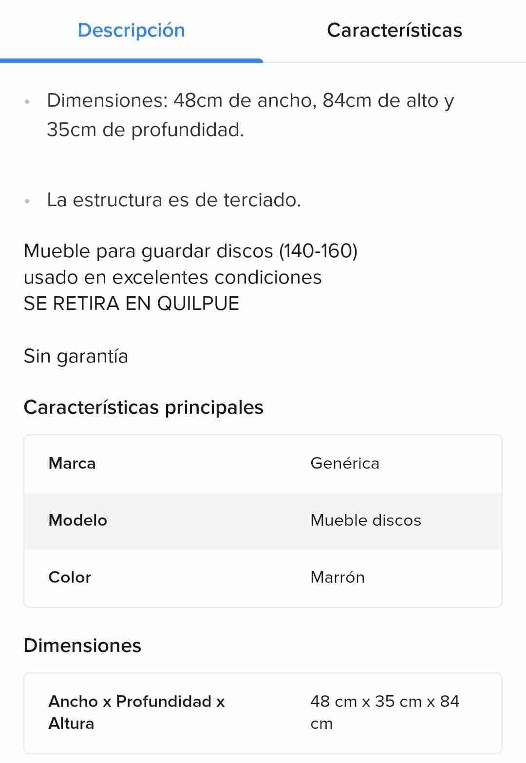 Mueble para vinilos de madera - miniatura 4