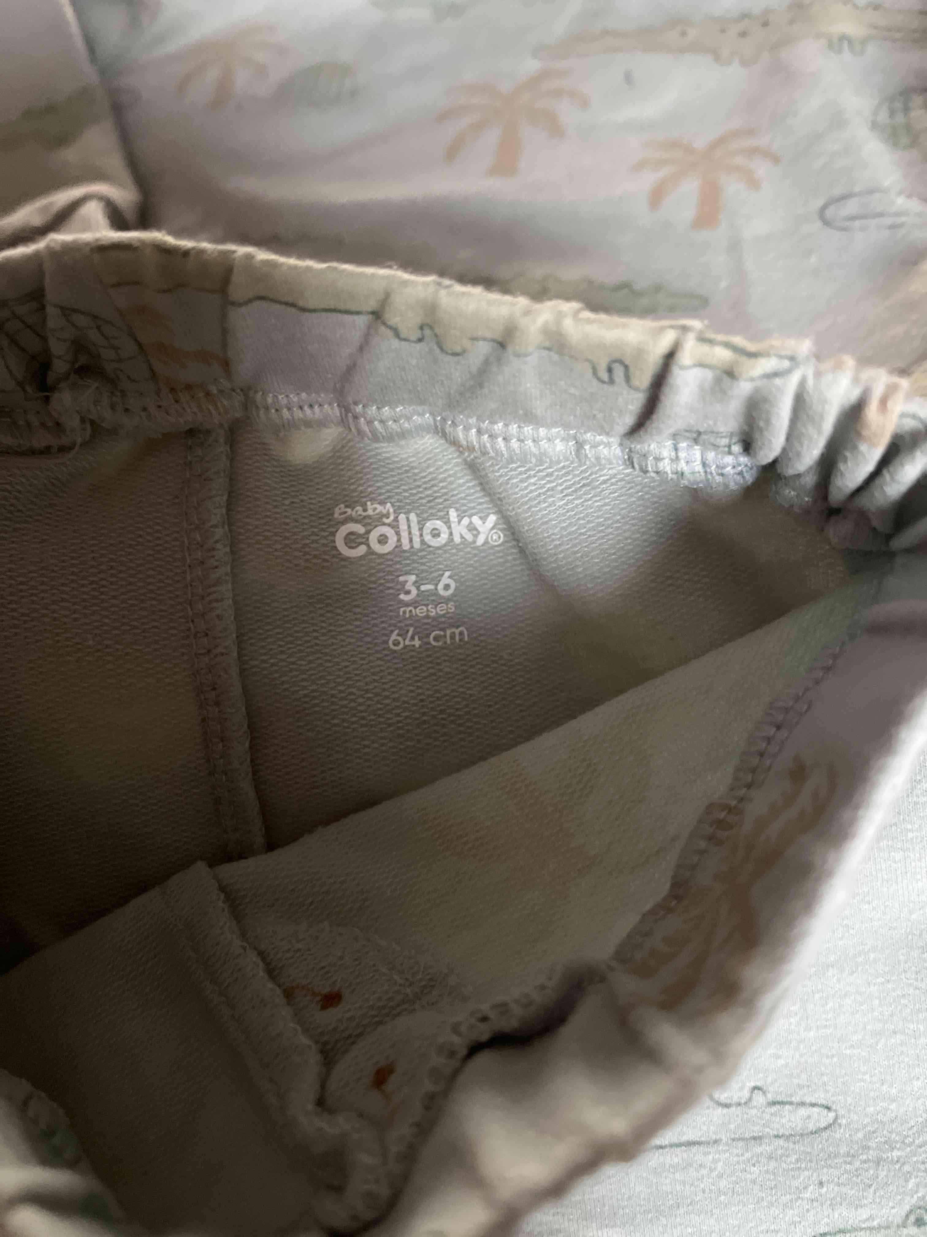 Conjunto bebé estampado verde 3-6 meses - miniatura 2