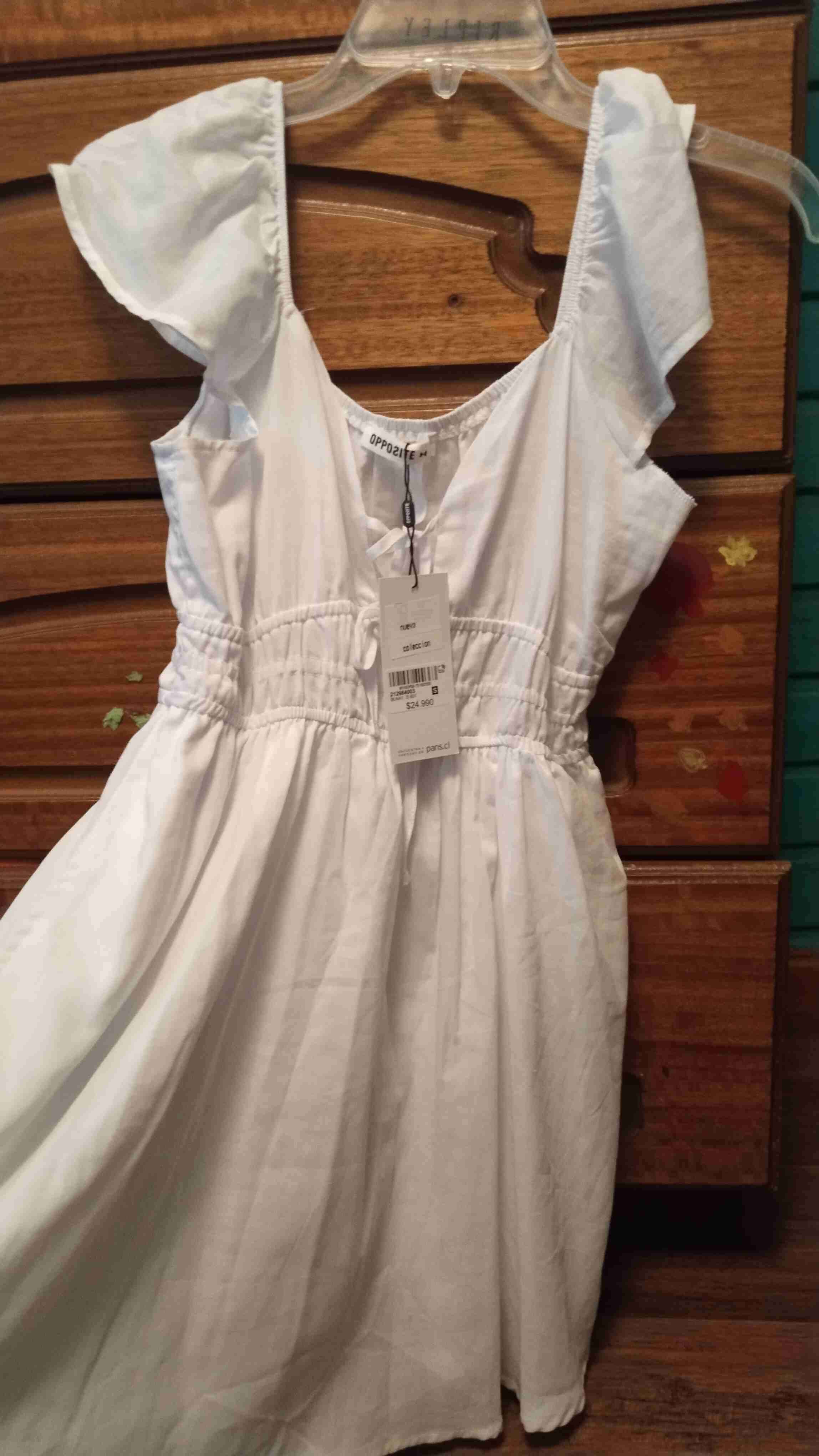 Vestido blanco cortito