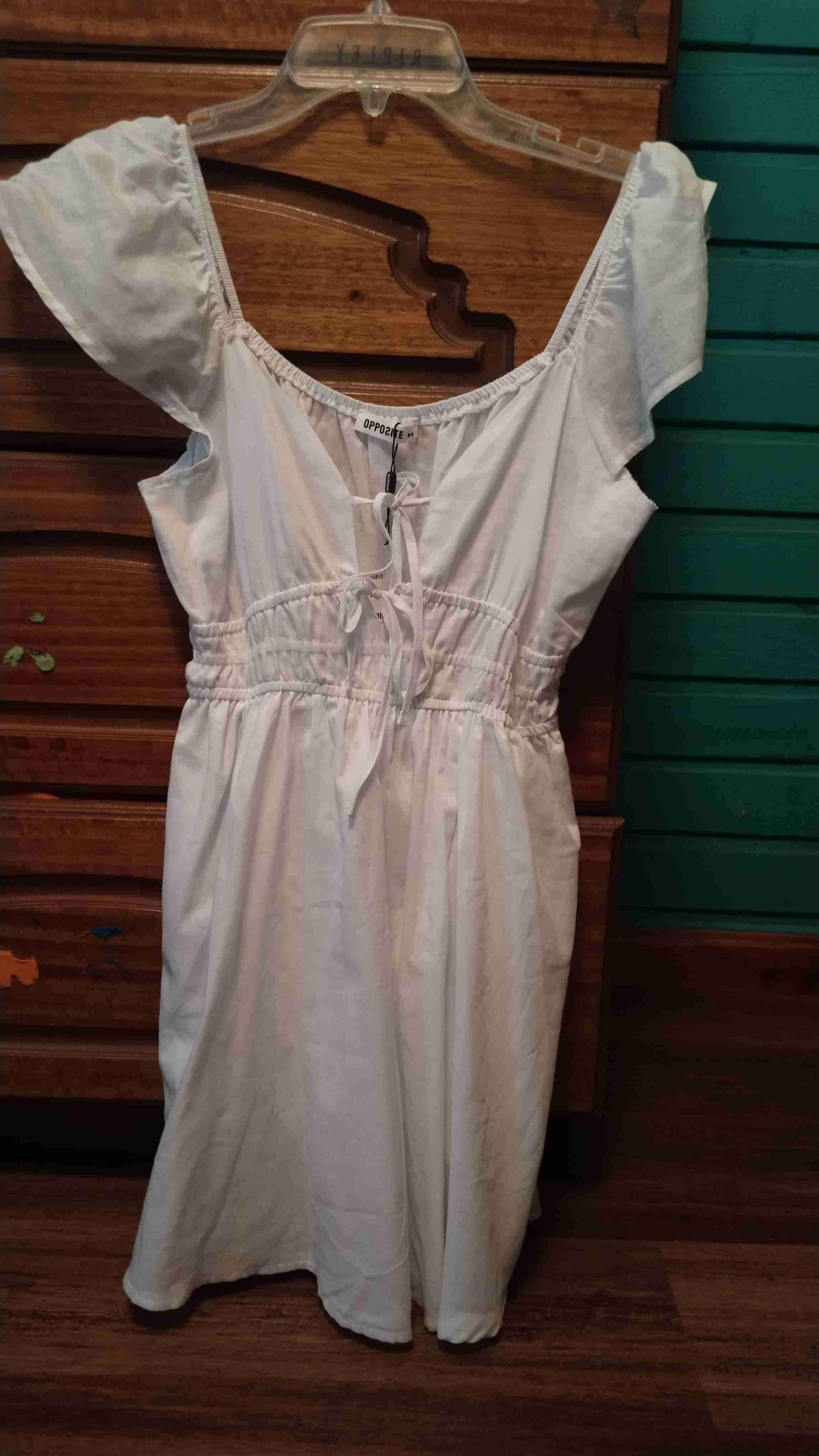Vestido blanco cortito - miniatura 3