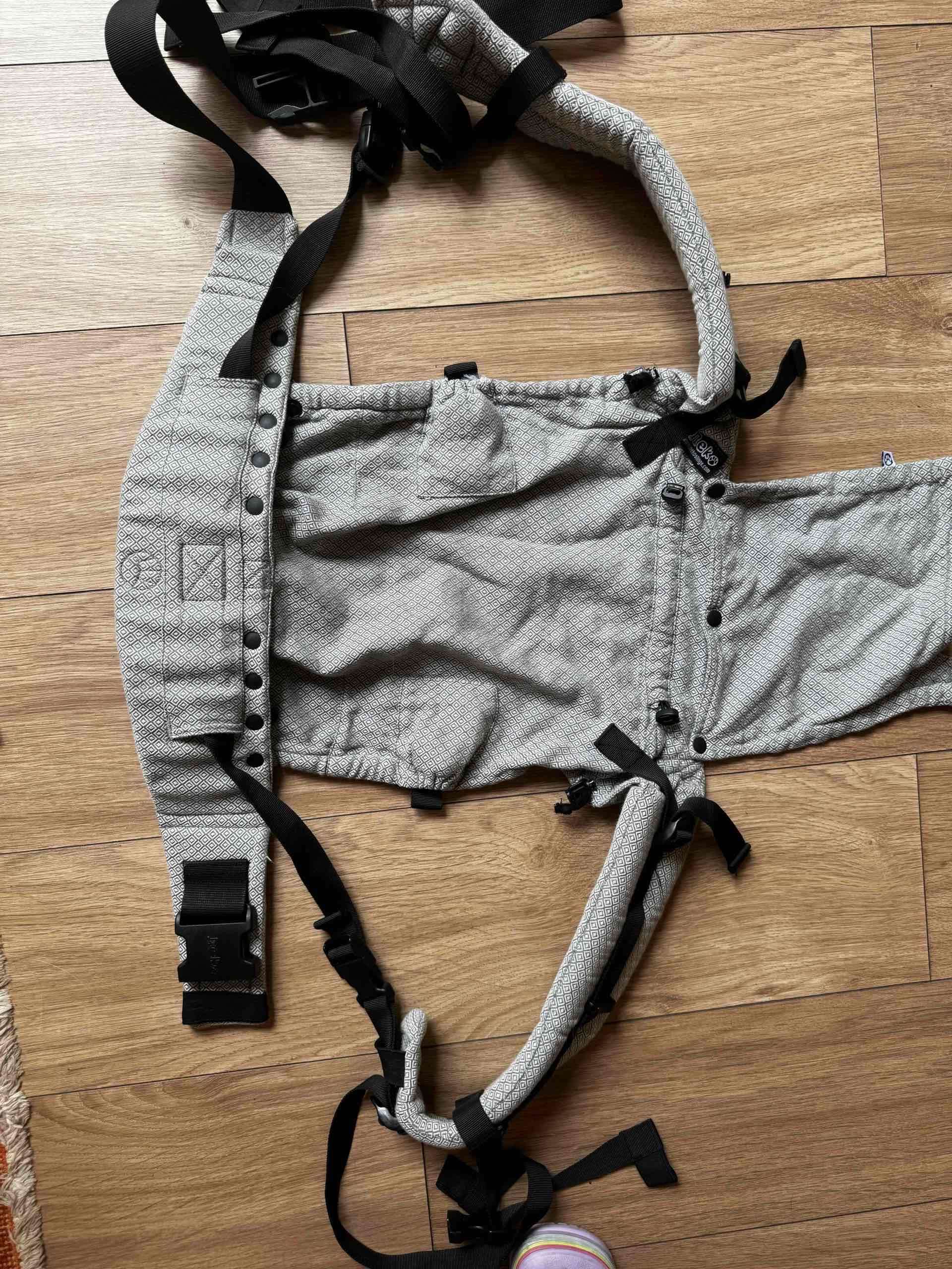 Portabebés Neko en gris - miniatura 2