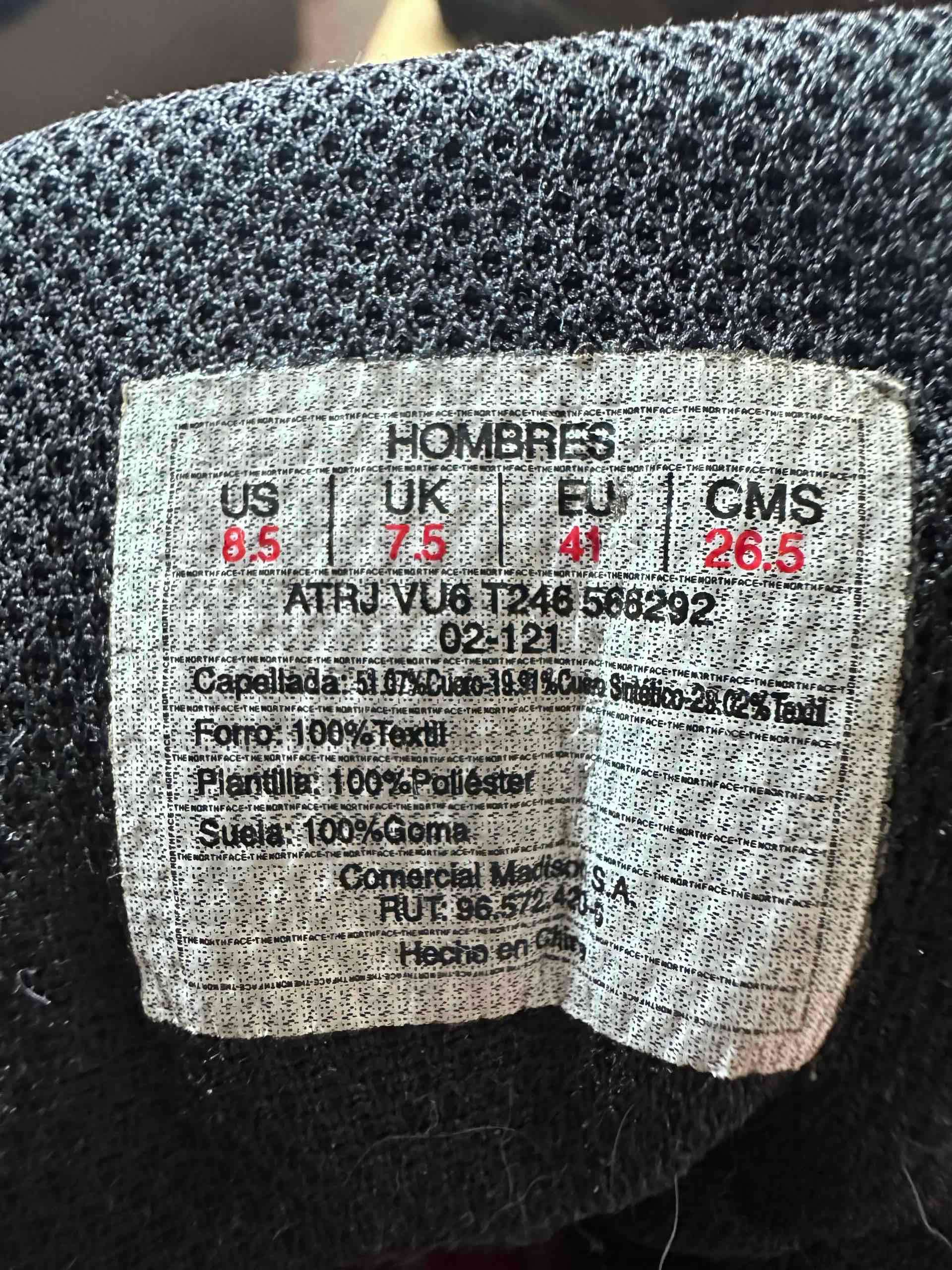 Zapatilla outdoor marrón y roja - miniatura 5