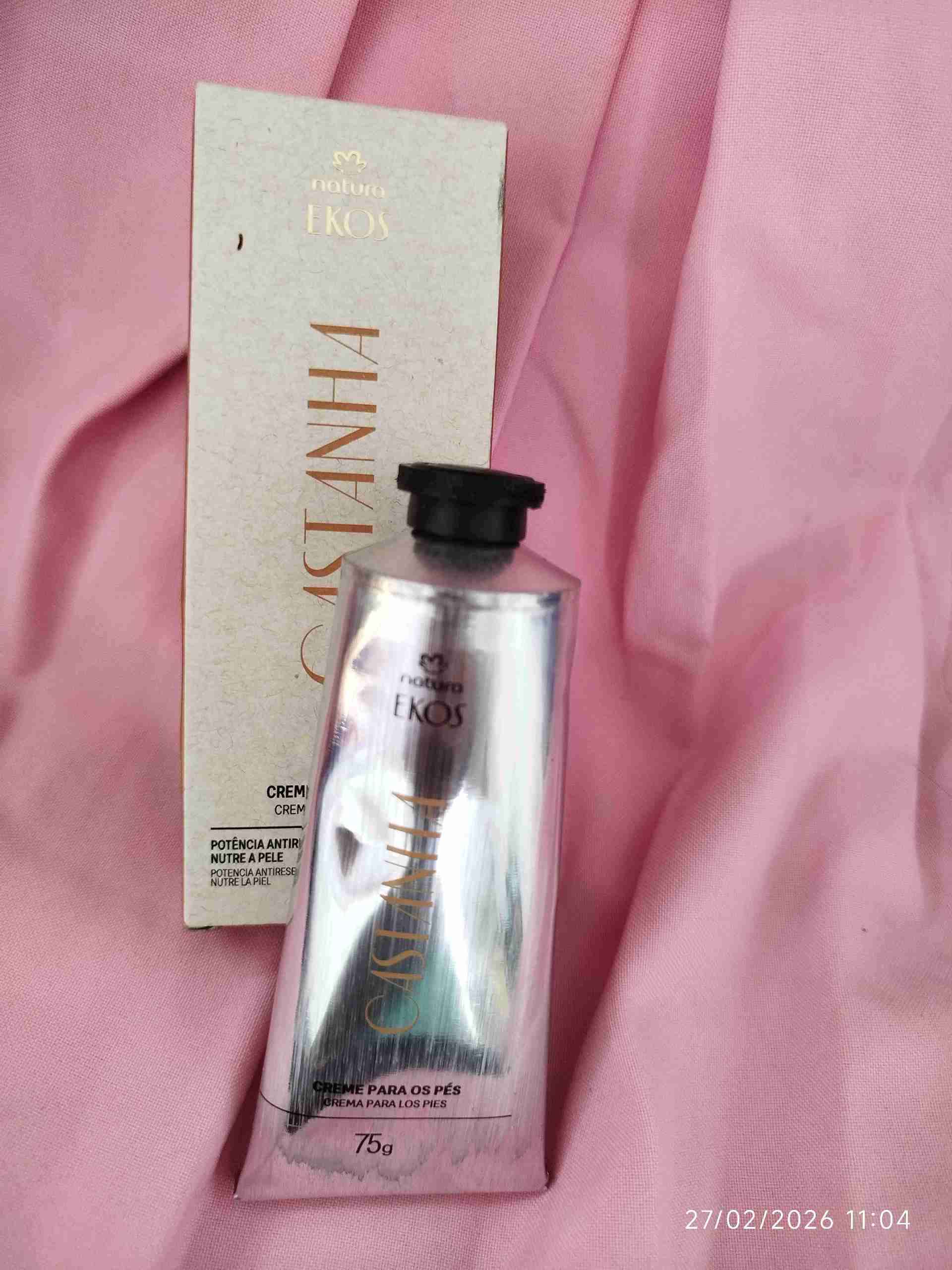 Crema para pies Natura Ekos Castaña