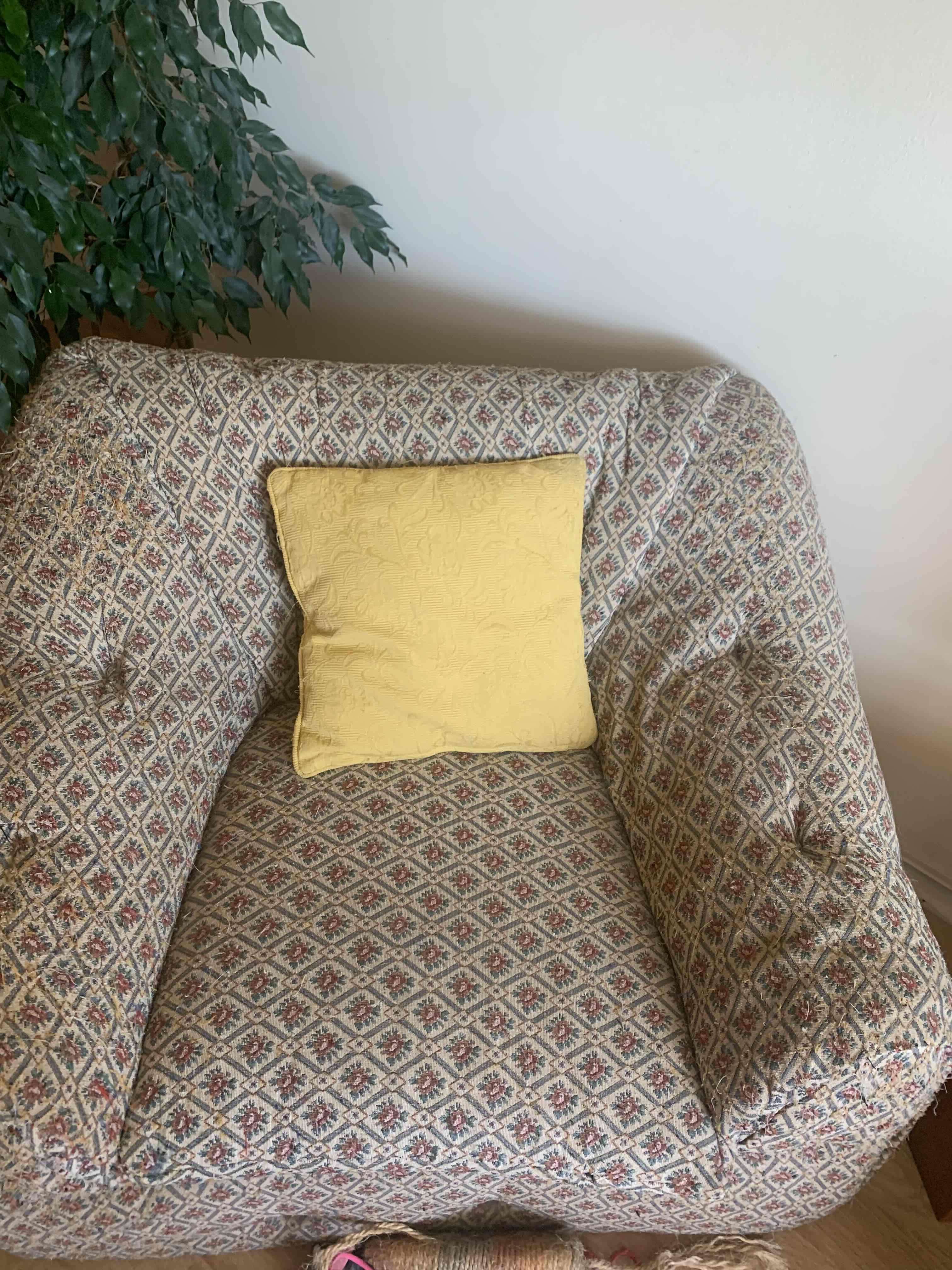 Sofá tapizado estampado - miniatura 2