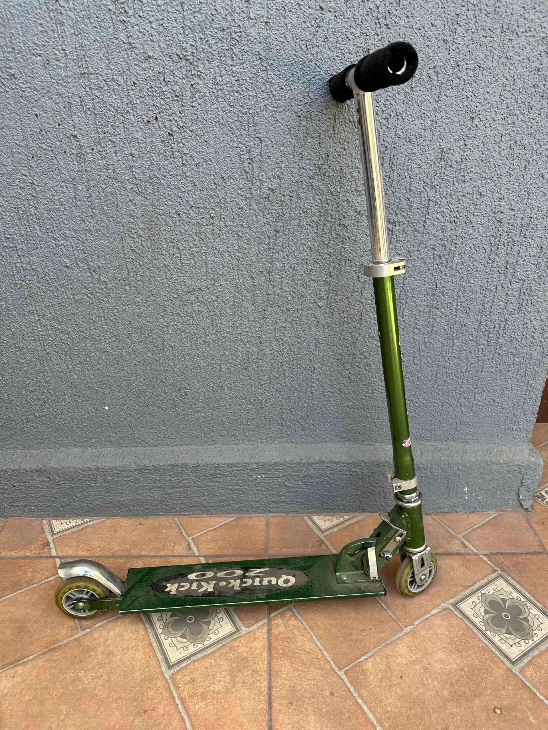 Scooter verde Quick Kick - miniatura 3