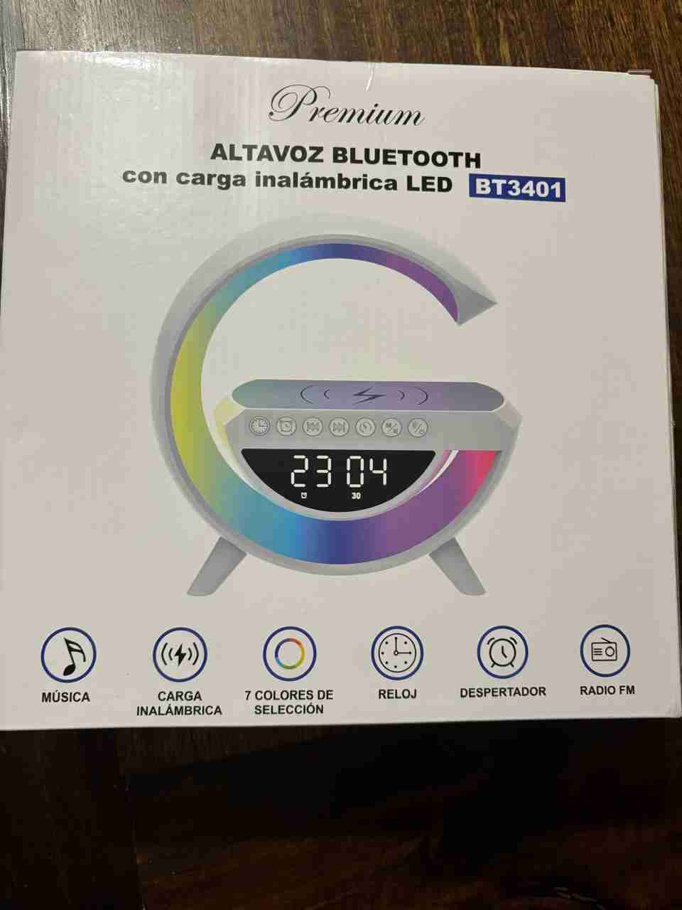 Altavoz Bluetooth con carga LED - miniatura 2