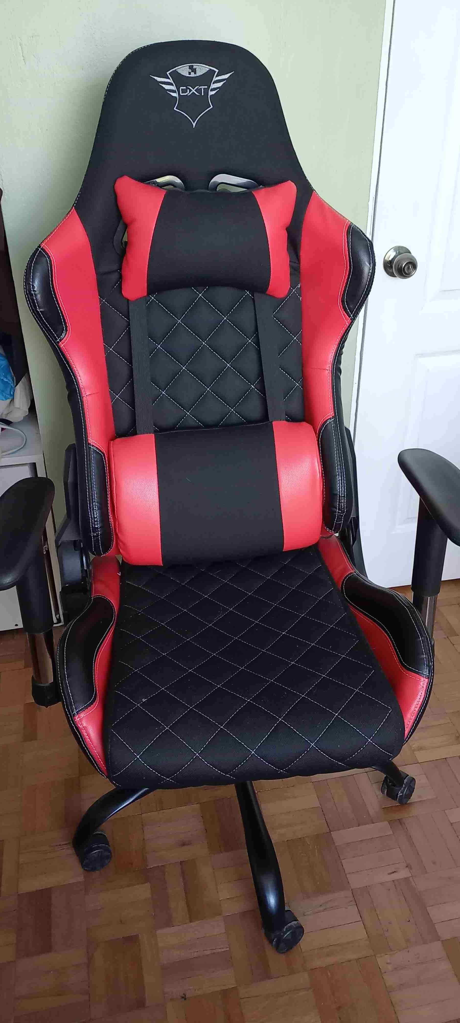 Silla gamer GXT 707 negra y roja - miniatura 2