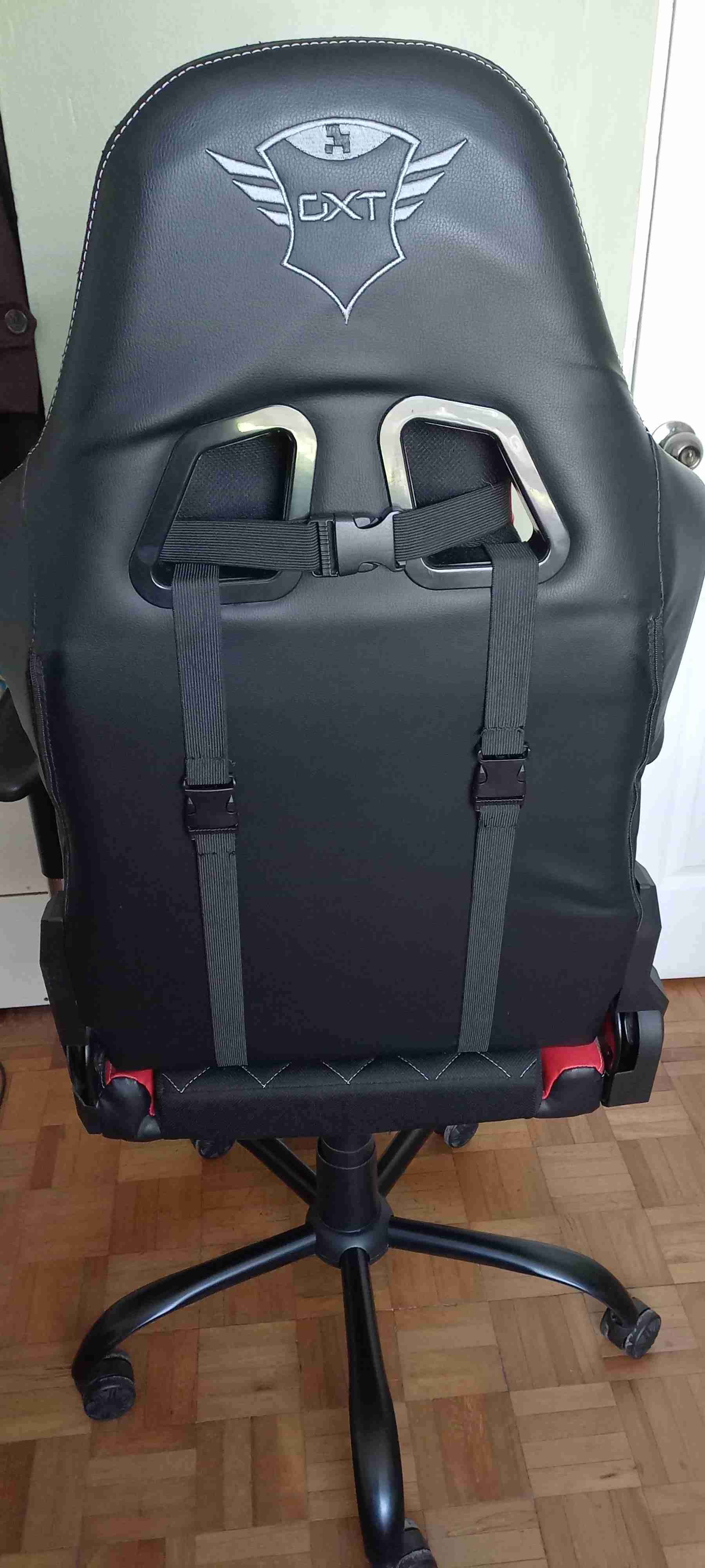 Silla gamer GXT 707 negra y roja - miniatura 4