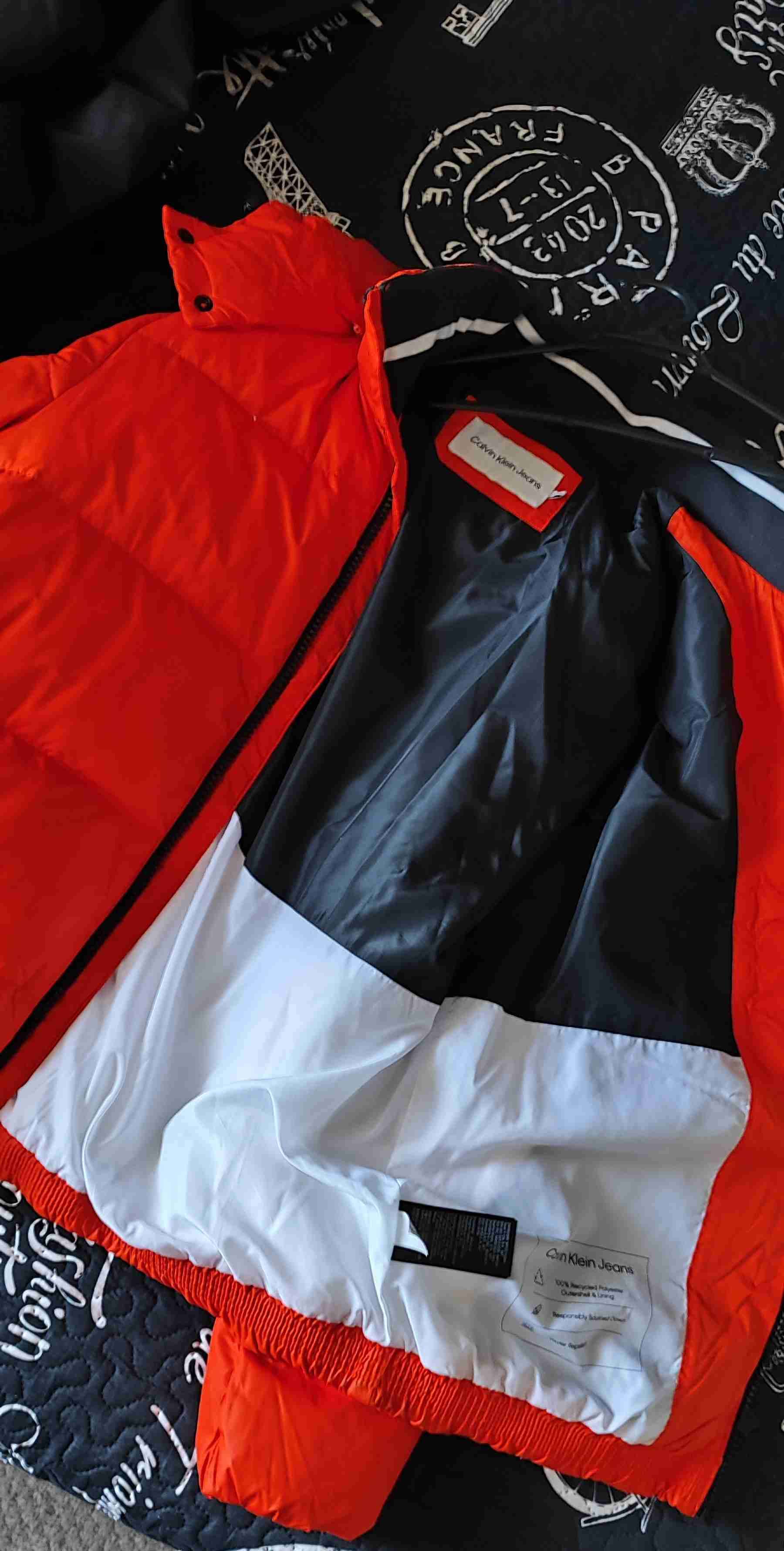 Parka Calvin Klein naranja - miniatura 4