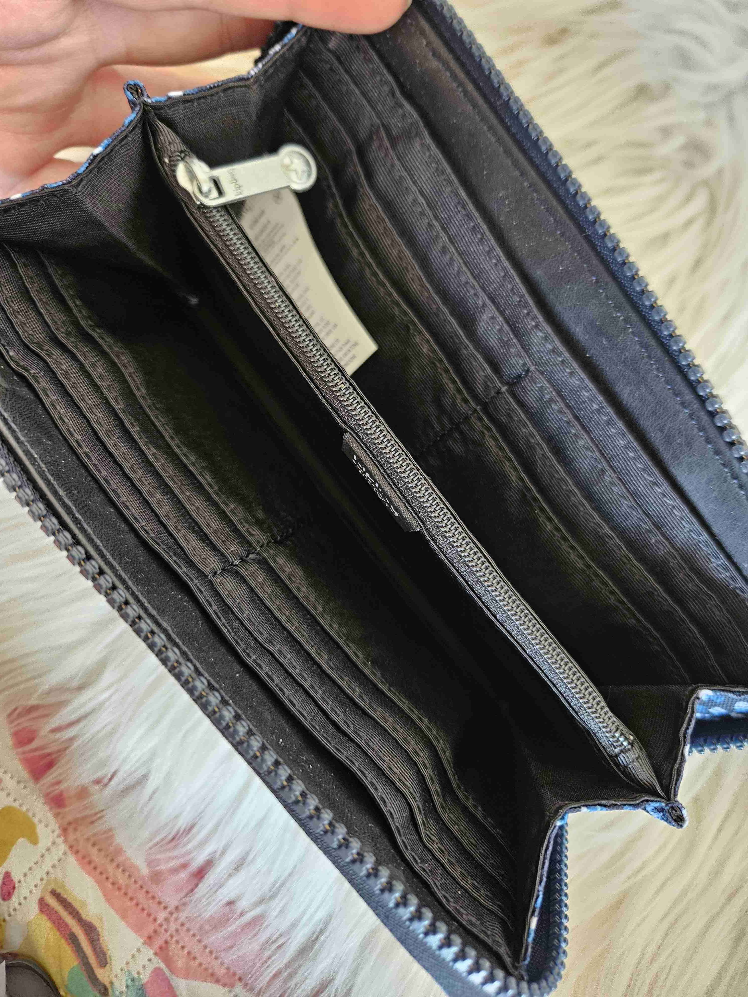 Billetera Kipling azul estampada - miniatura 3