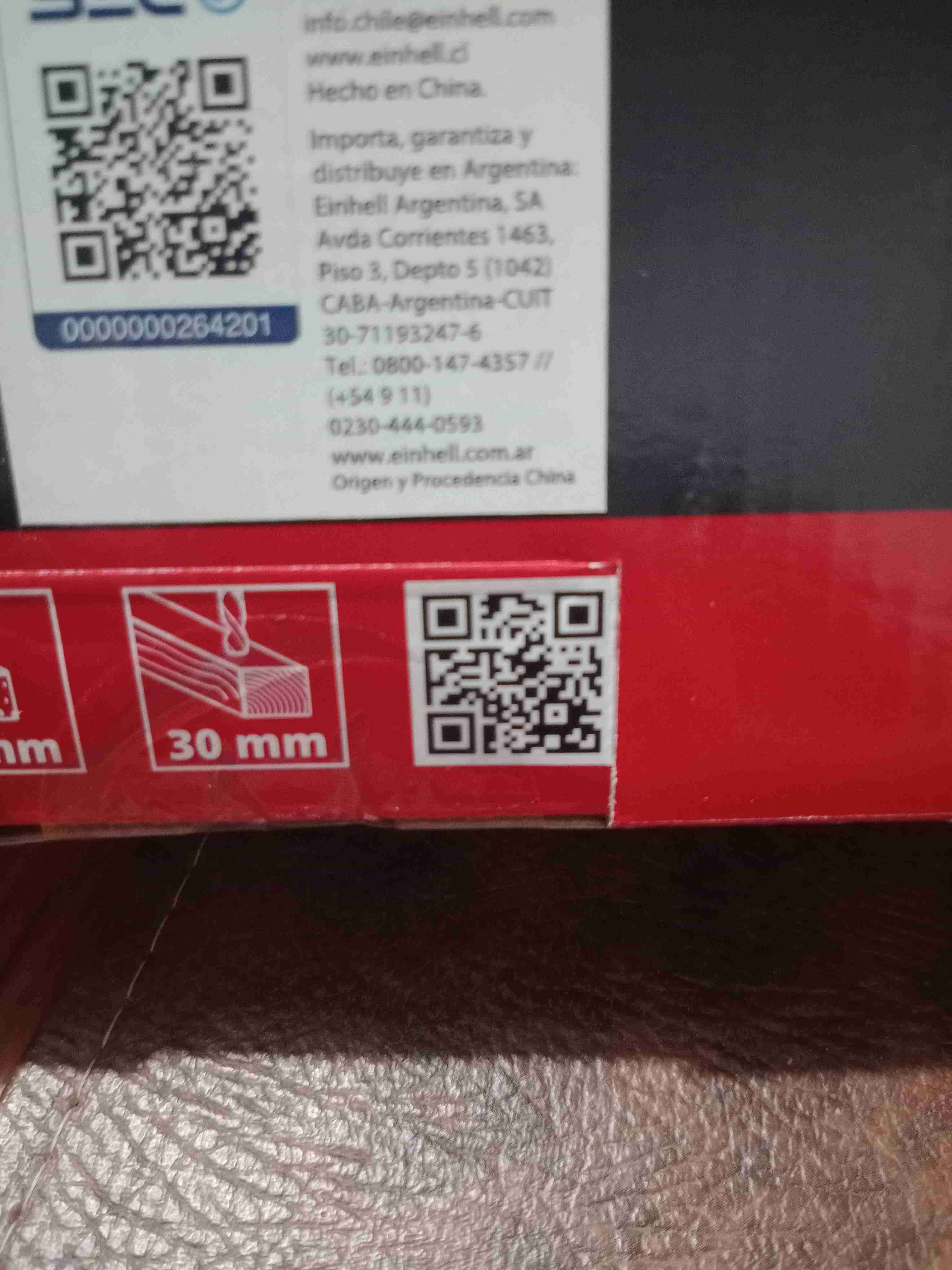 Taladro percutor Einhell rojo - miniatura 2