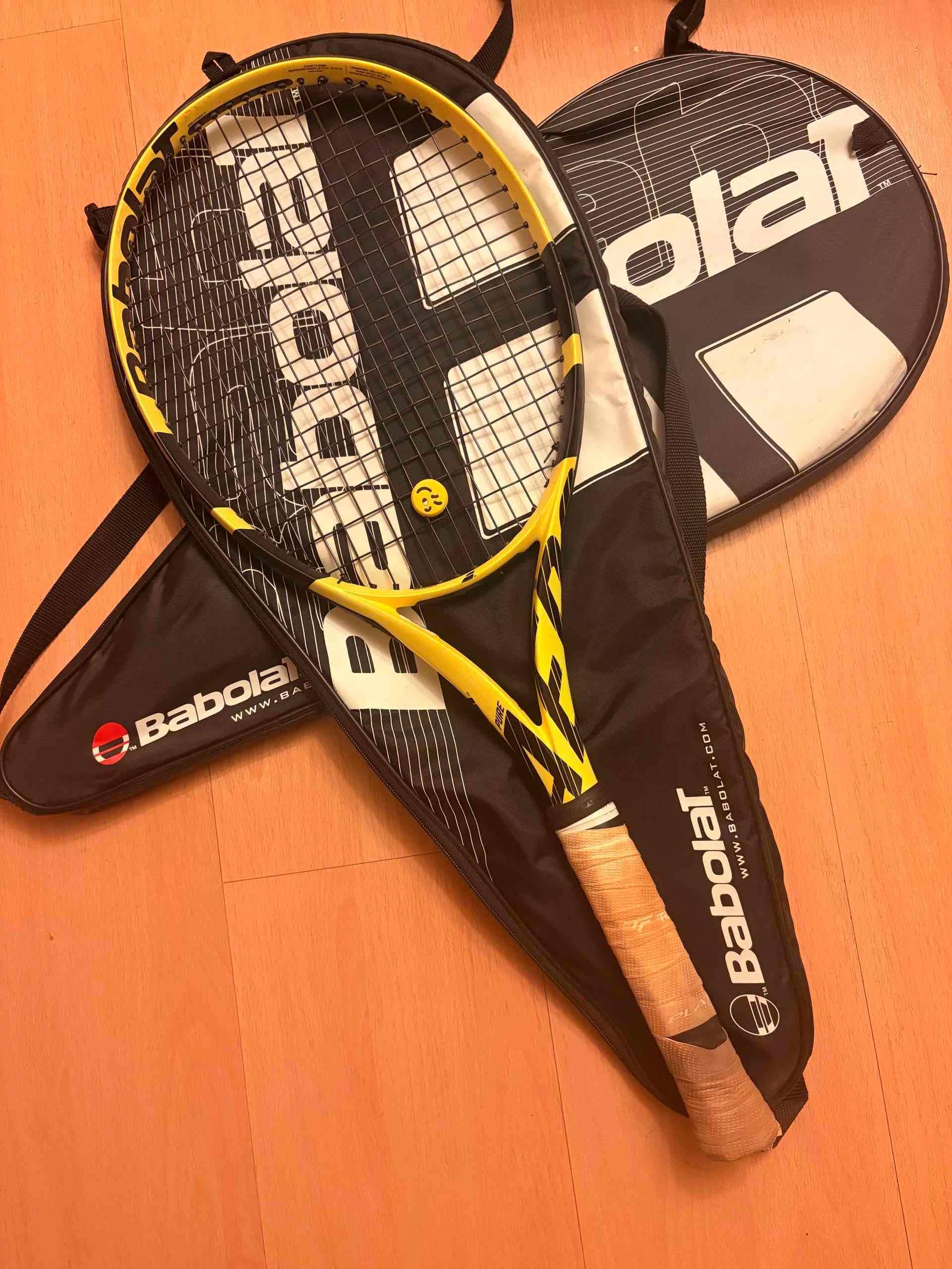 Raqueta de tenis Babolat amarilla - miniatura 2
