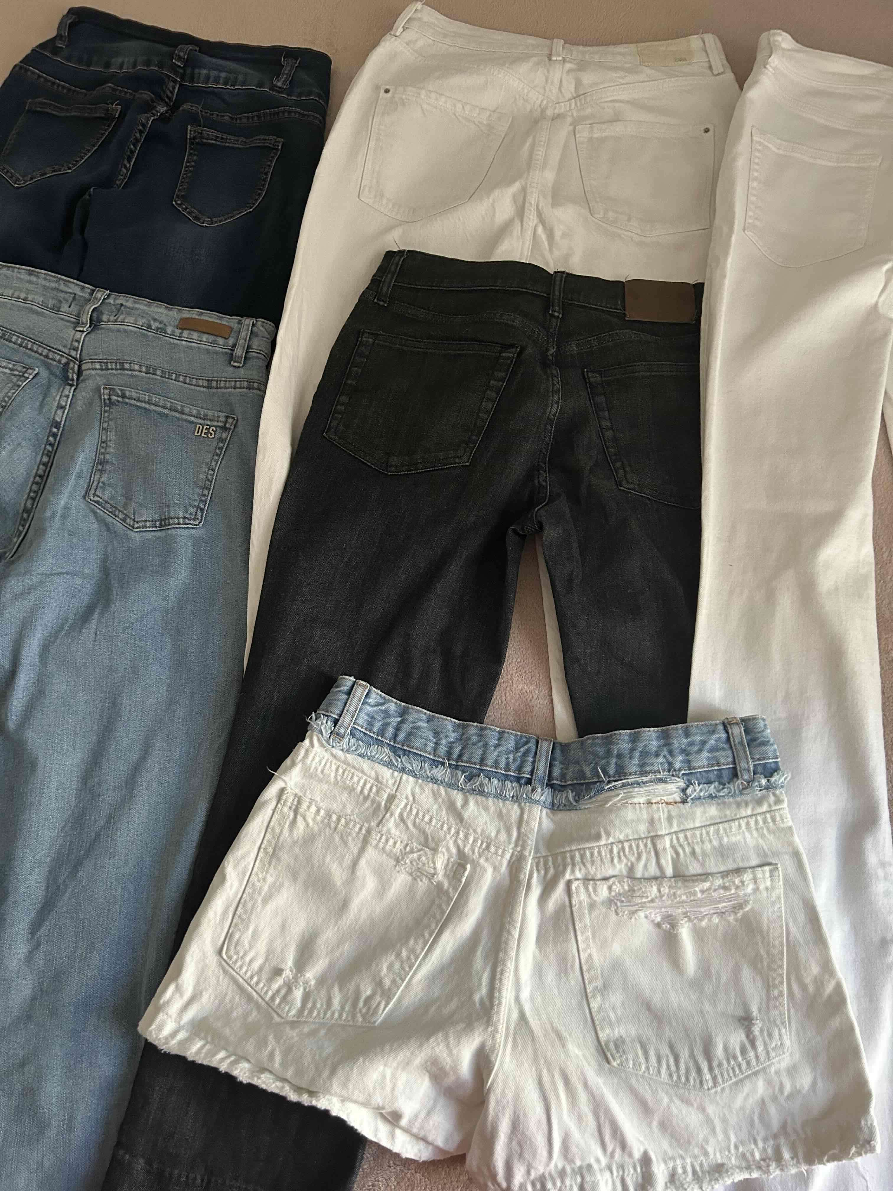 Lote de jeans para mujer en varios colores - miniatura 2