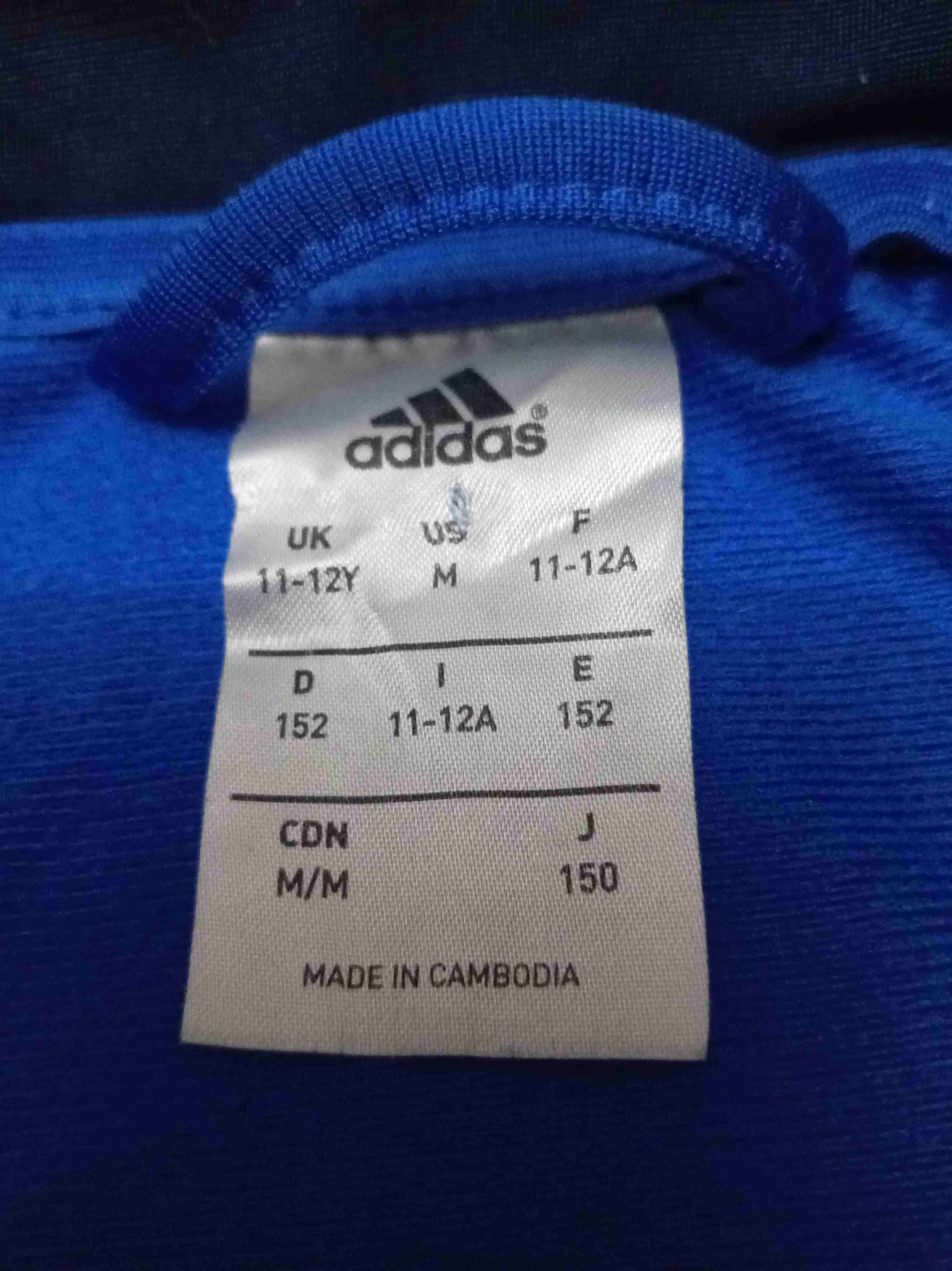 Chaqueta deportiva azul Adidas - miniatura 2