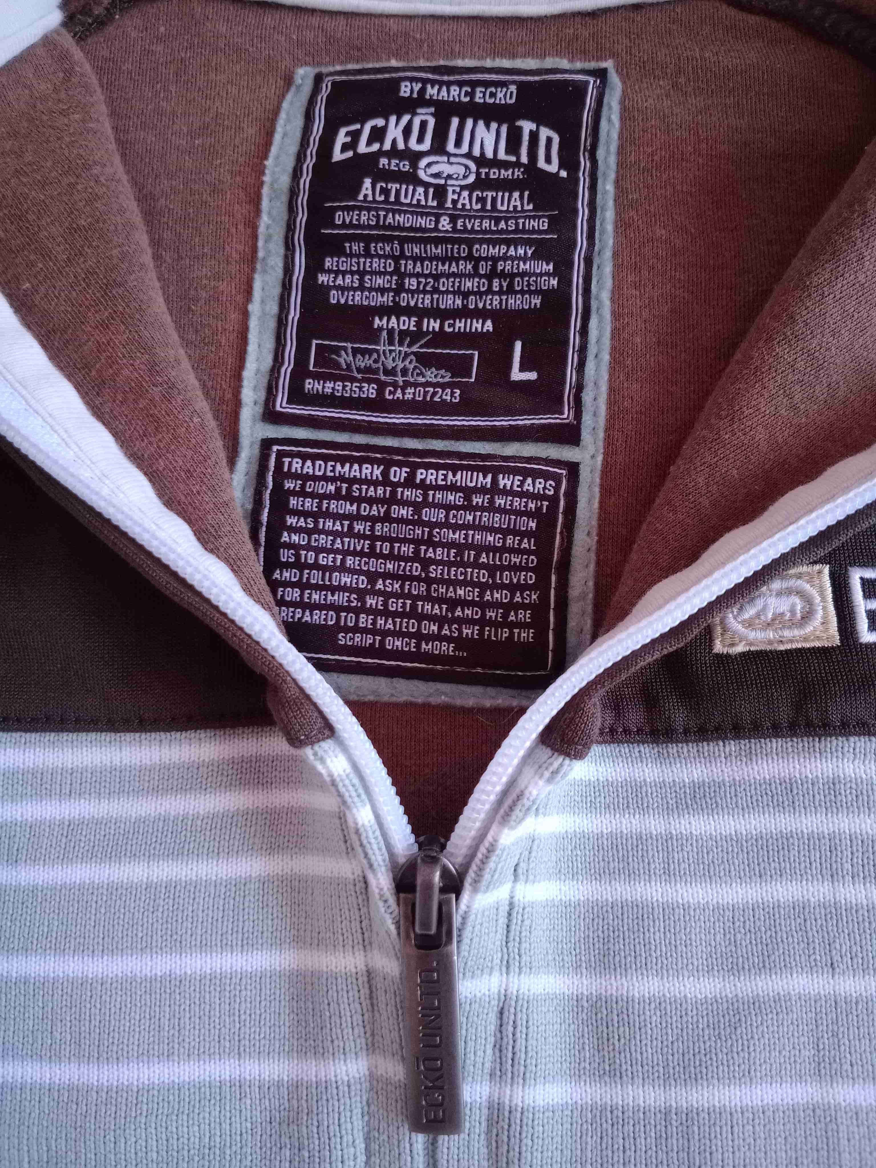 Chaqueta deportiva Ecko Unltd blanca - miniatura 2