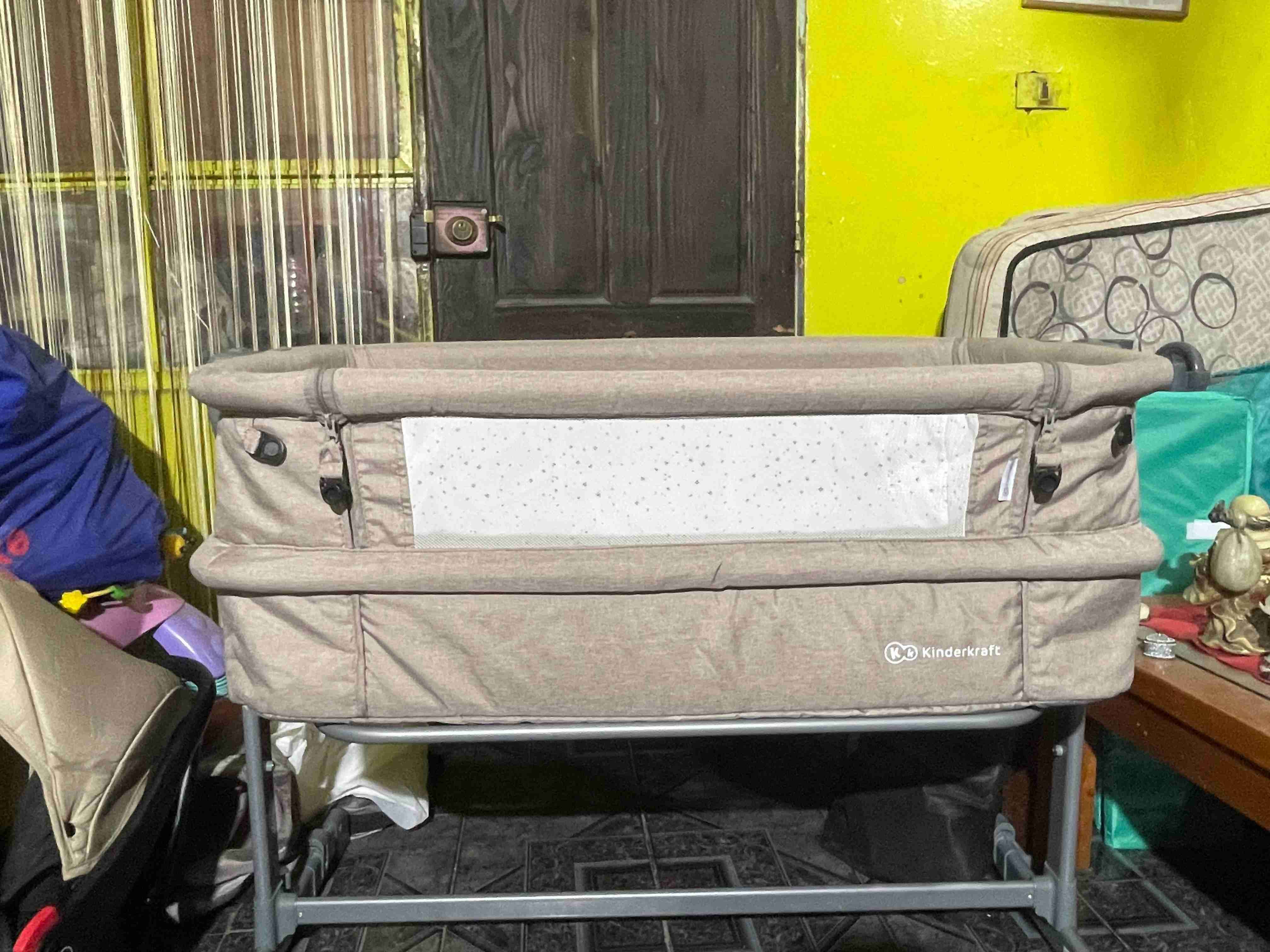 Cuna colecho Kinderkraft beige