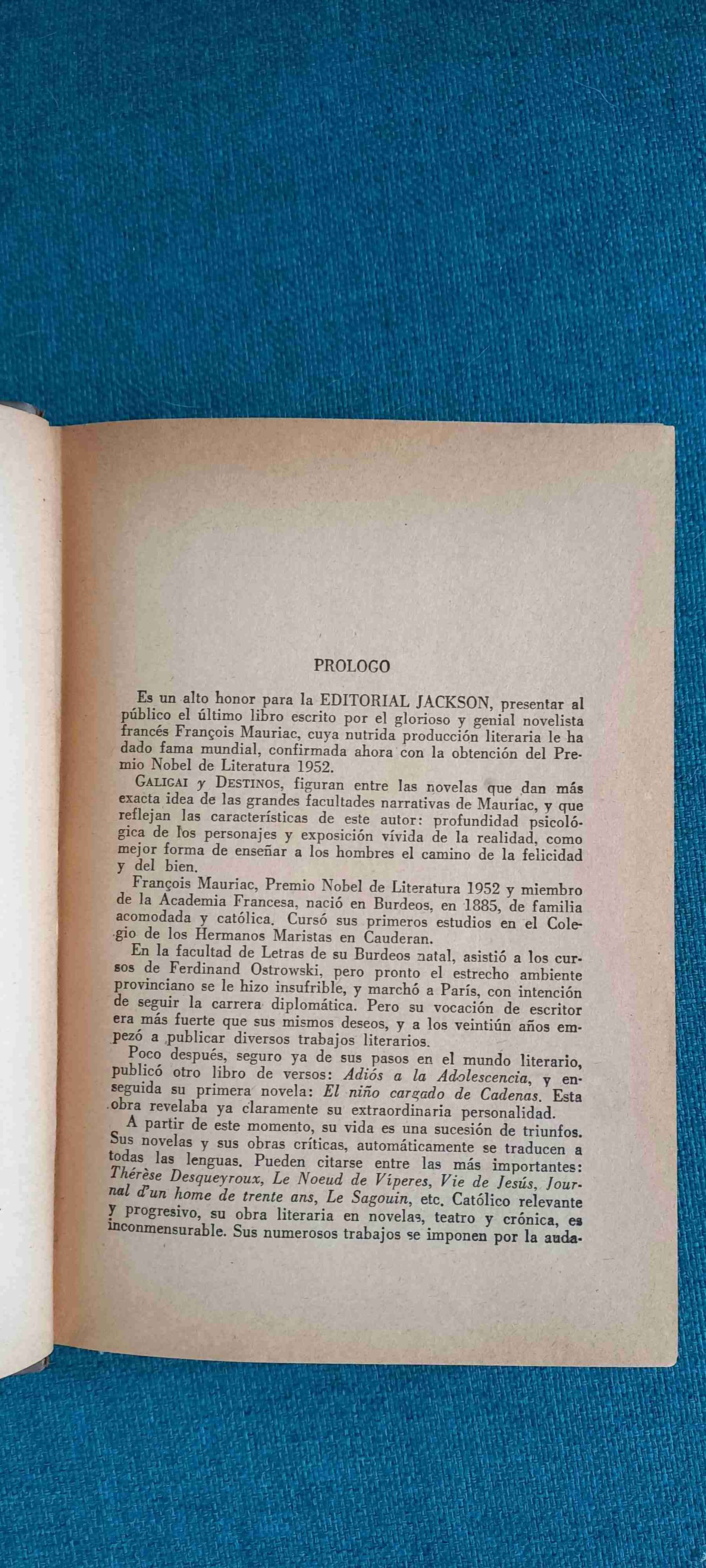 Libro Galigaï François Mauriac - miniatura 2