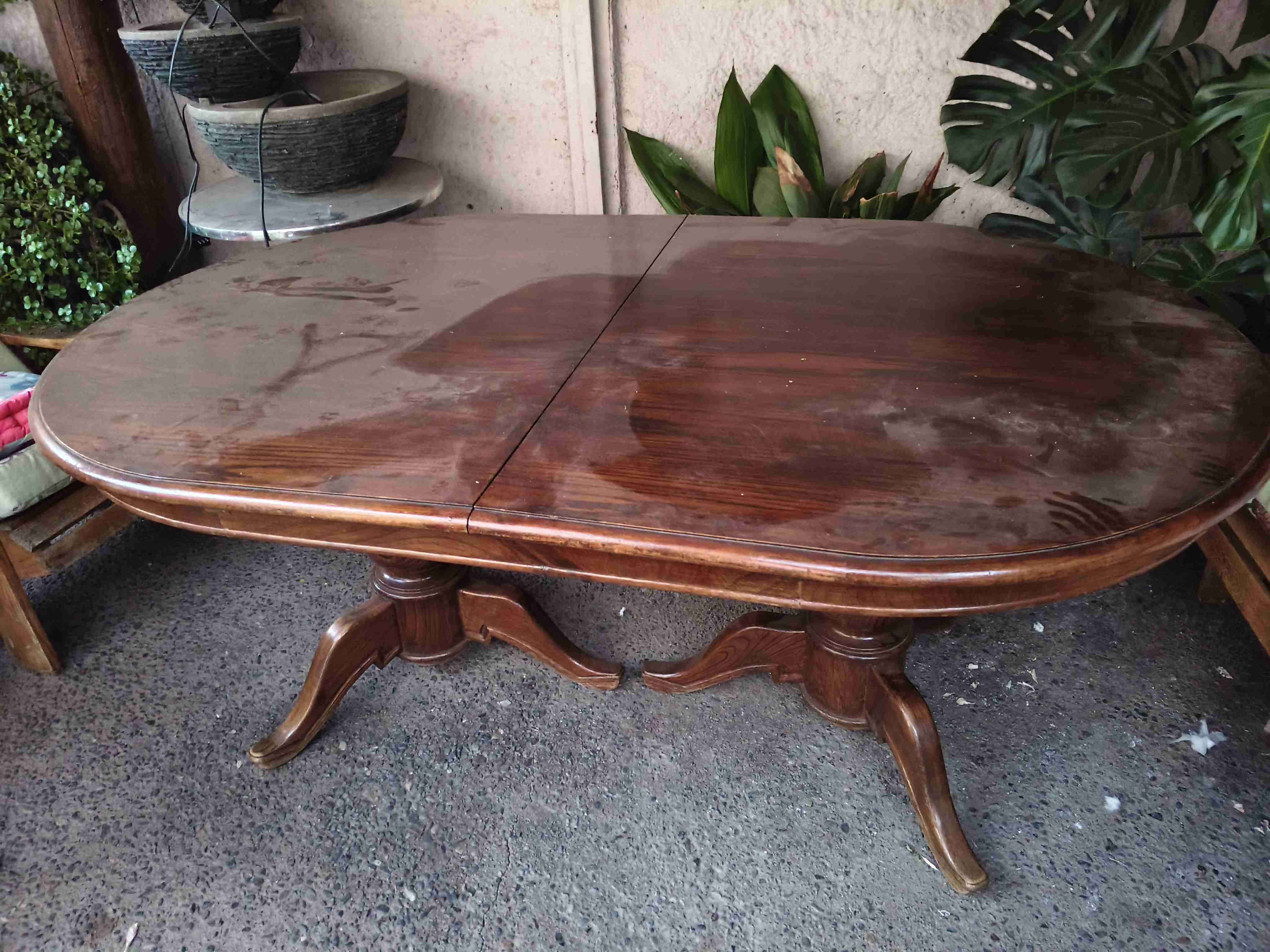 Mesa de comedor madera encina