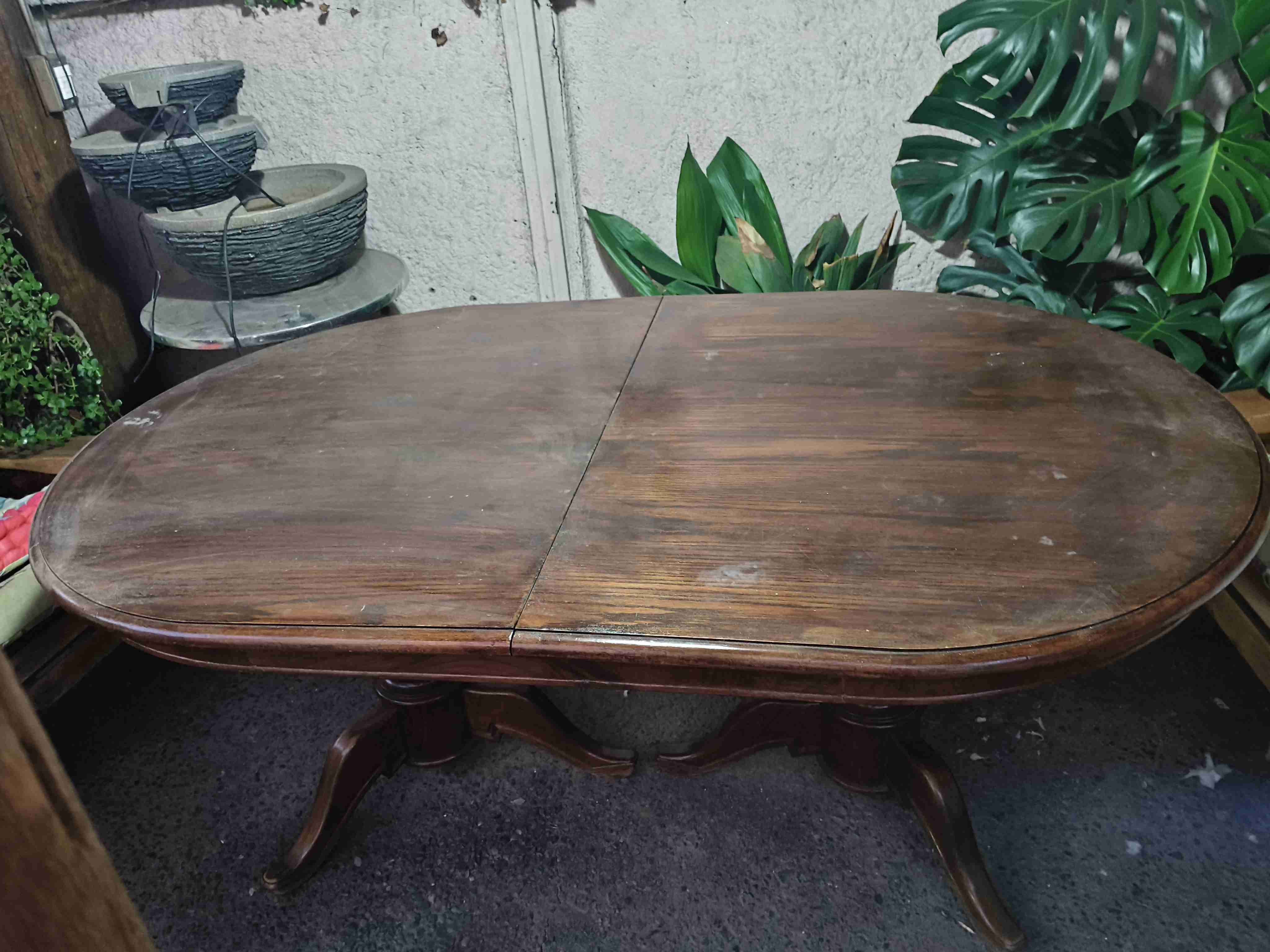 Mesa de comedor madera encina - miniatura 3