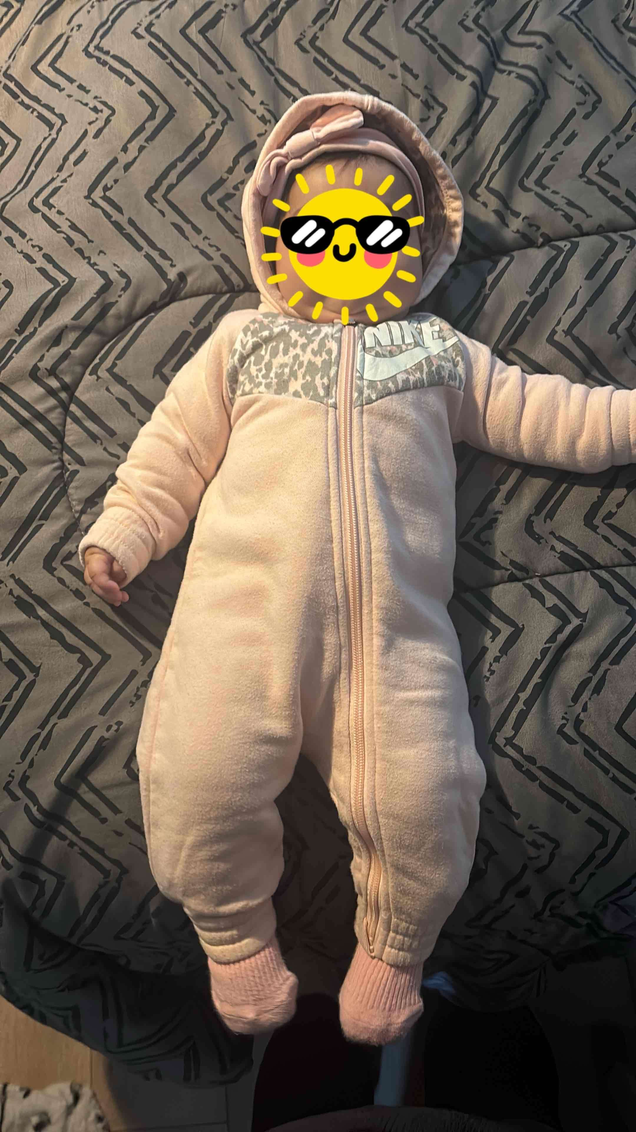 Enterito de bebé buzo rosa