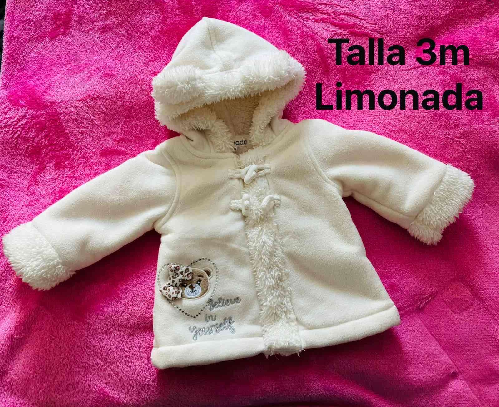 Chaqueta polar forrada color blanco