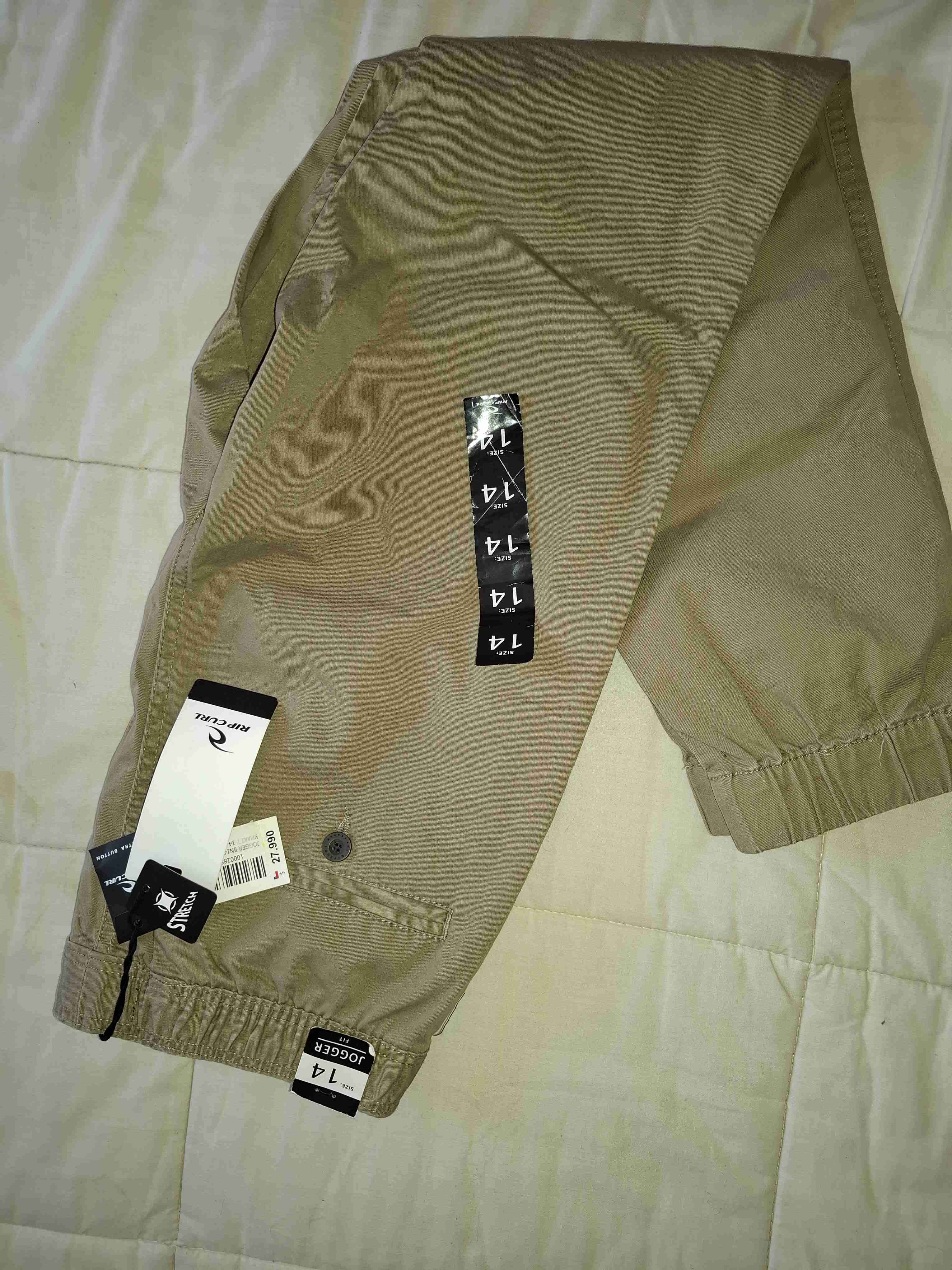 Pantalones jogger beige nuevos - miniatura 5