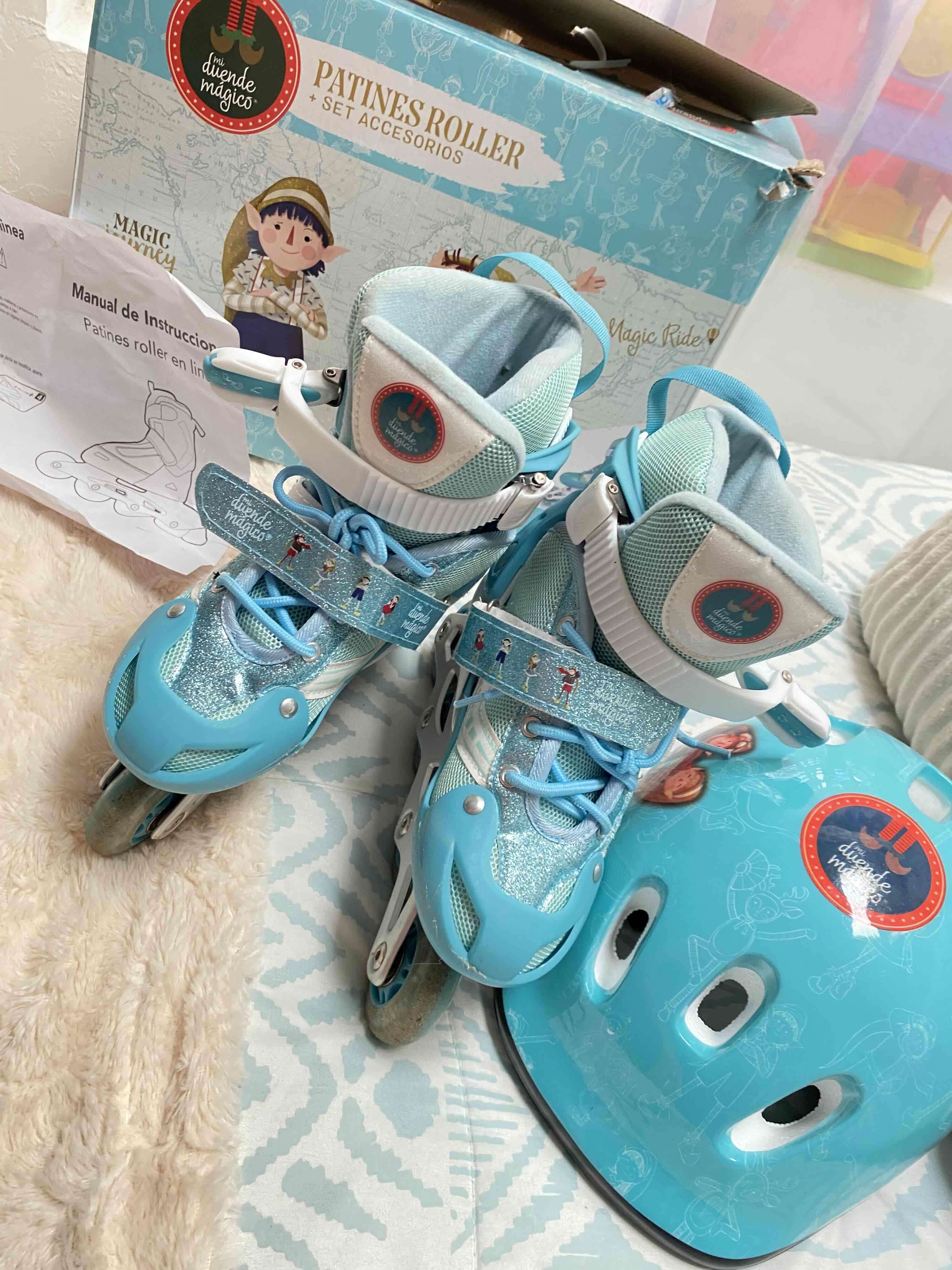 Patines roller azules para niños hasta n34