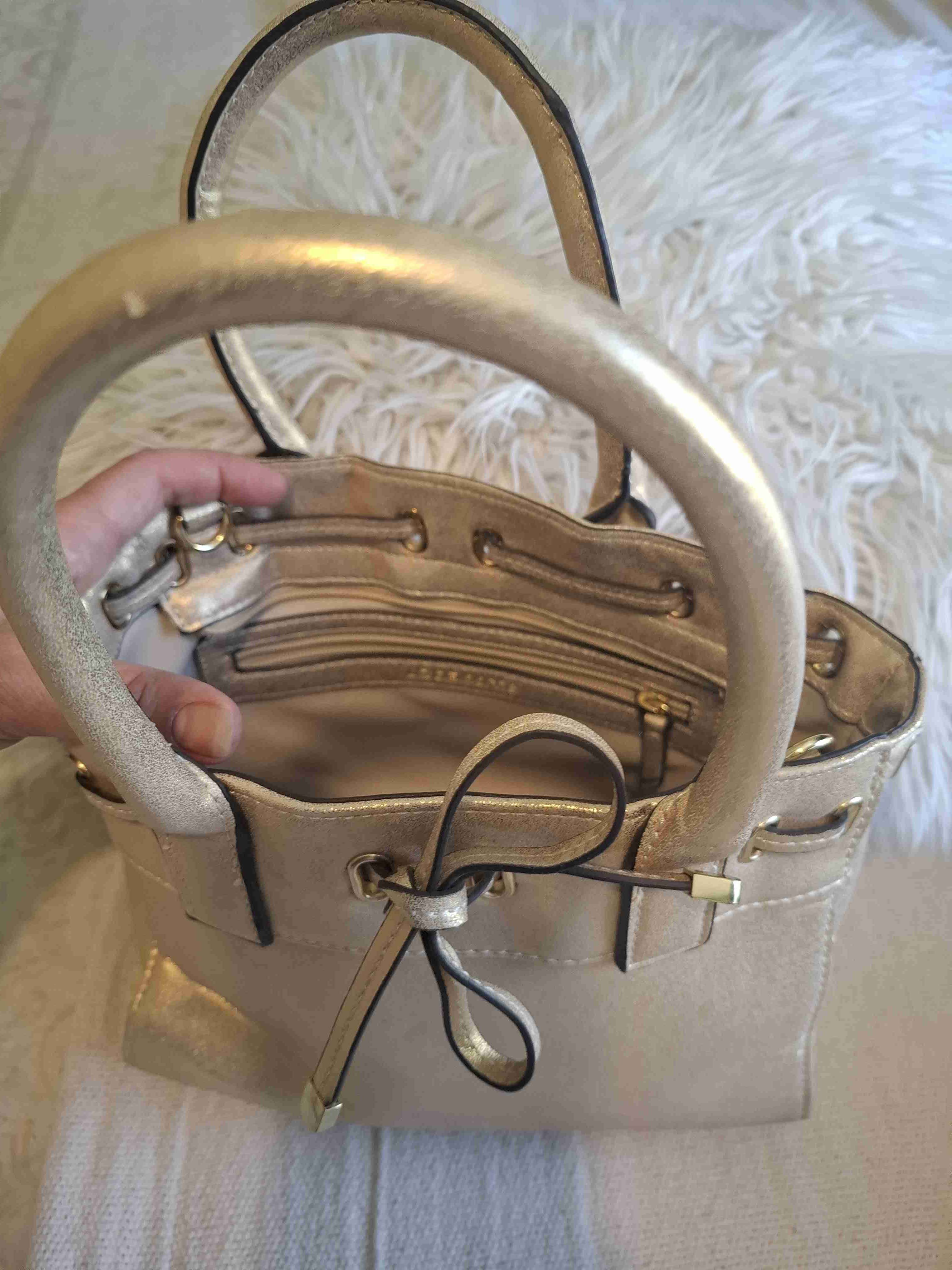 Cartera beige elegante - miniatura 3