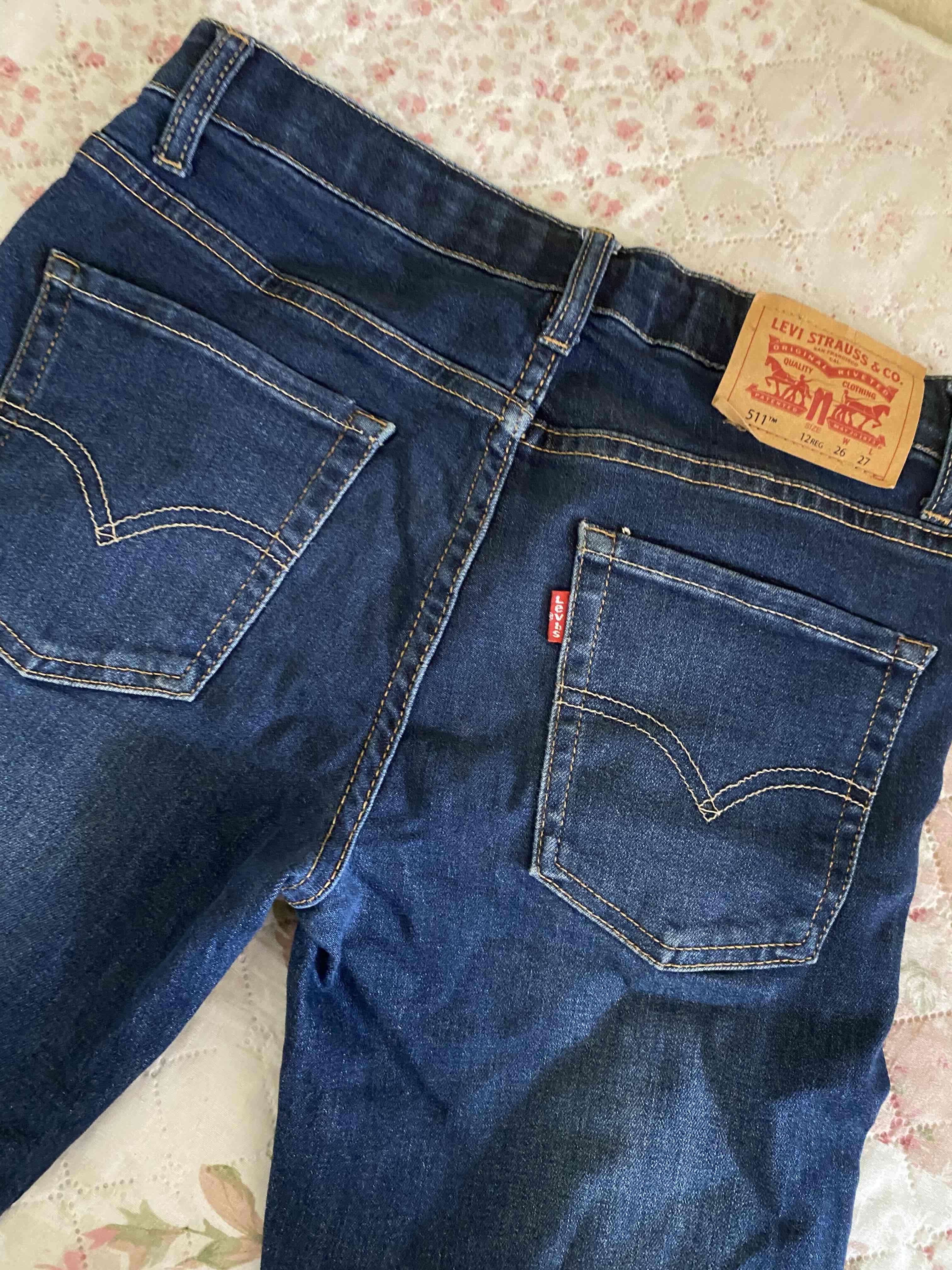 Jeans azul oscuro Levi’s para niño t12 - miniatura 2