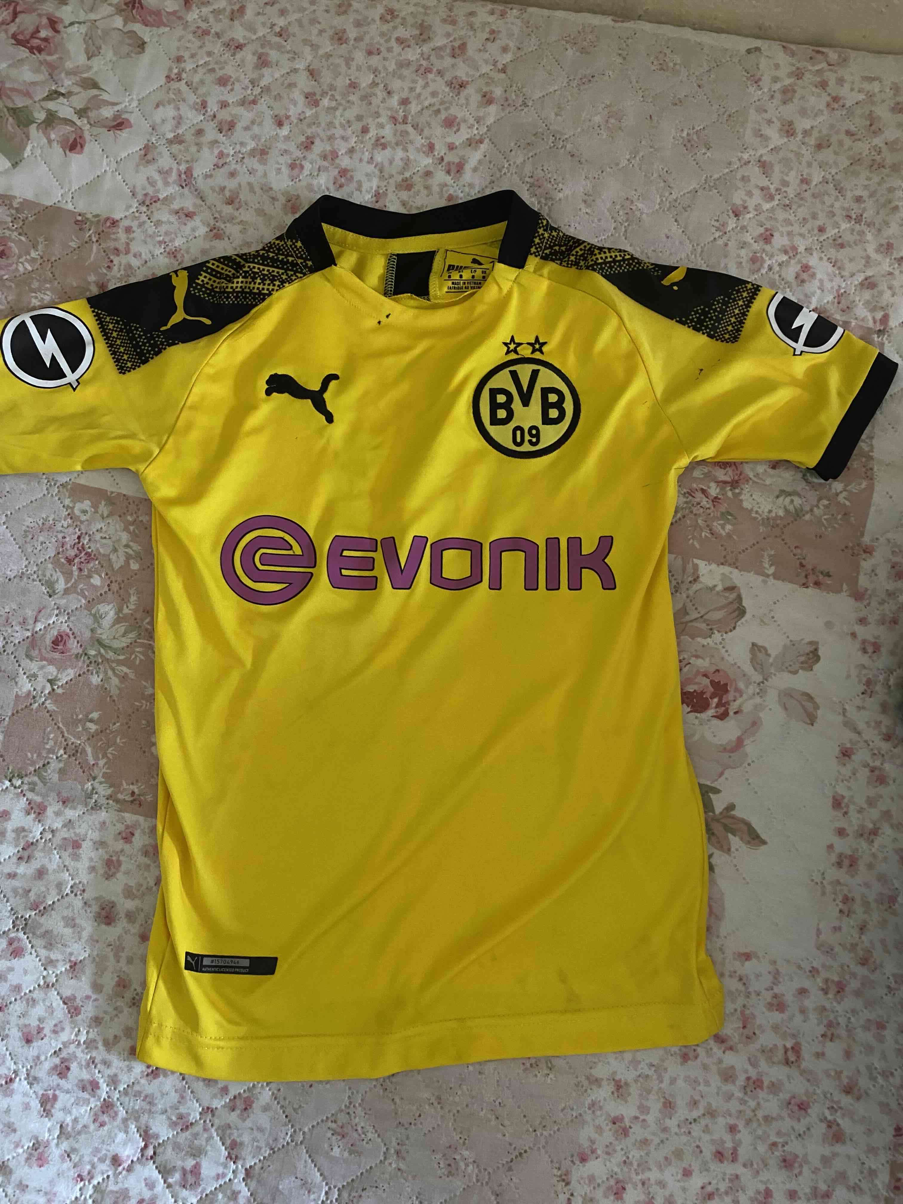 Camiseta amarilla BVB Puma talla 8
