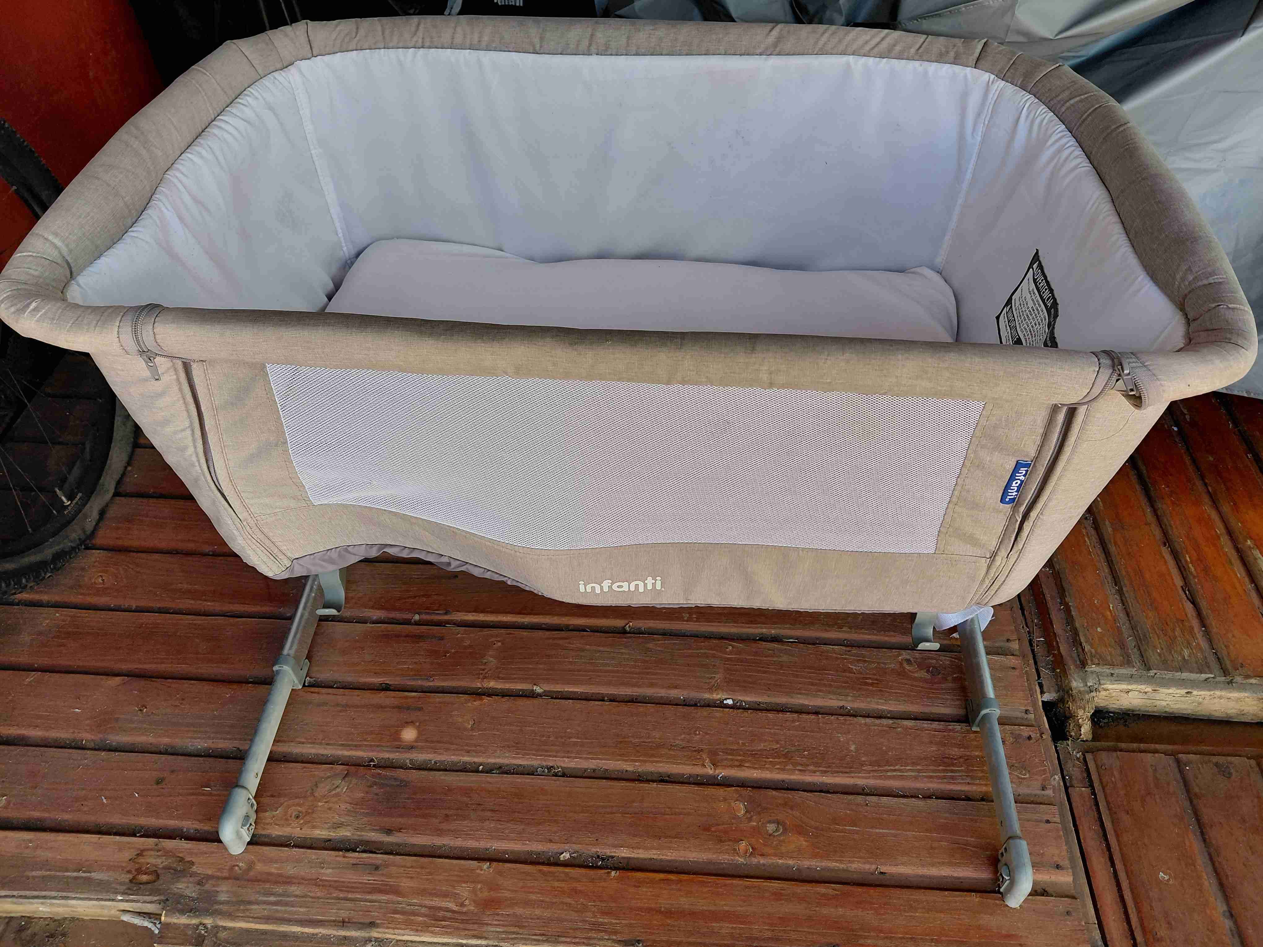 Cuna colecho gris - miniatura 2