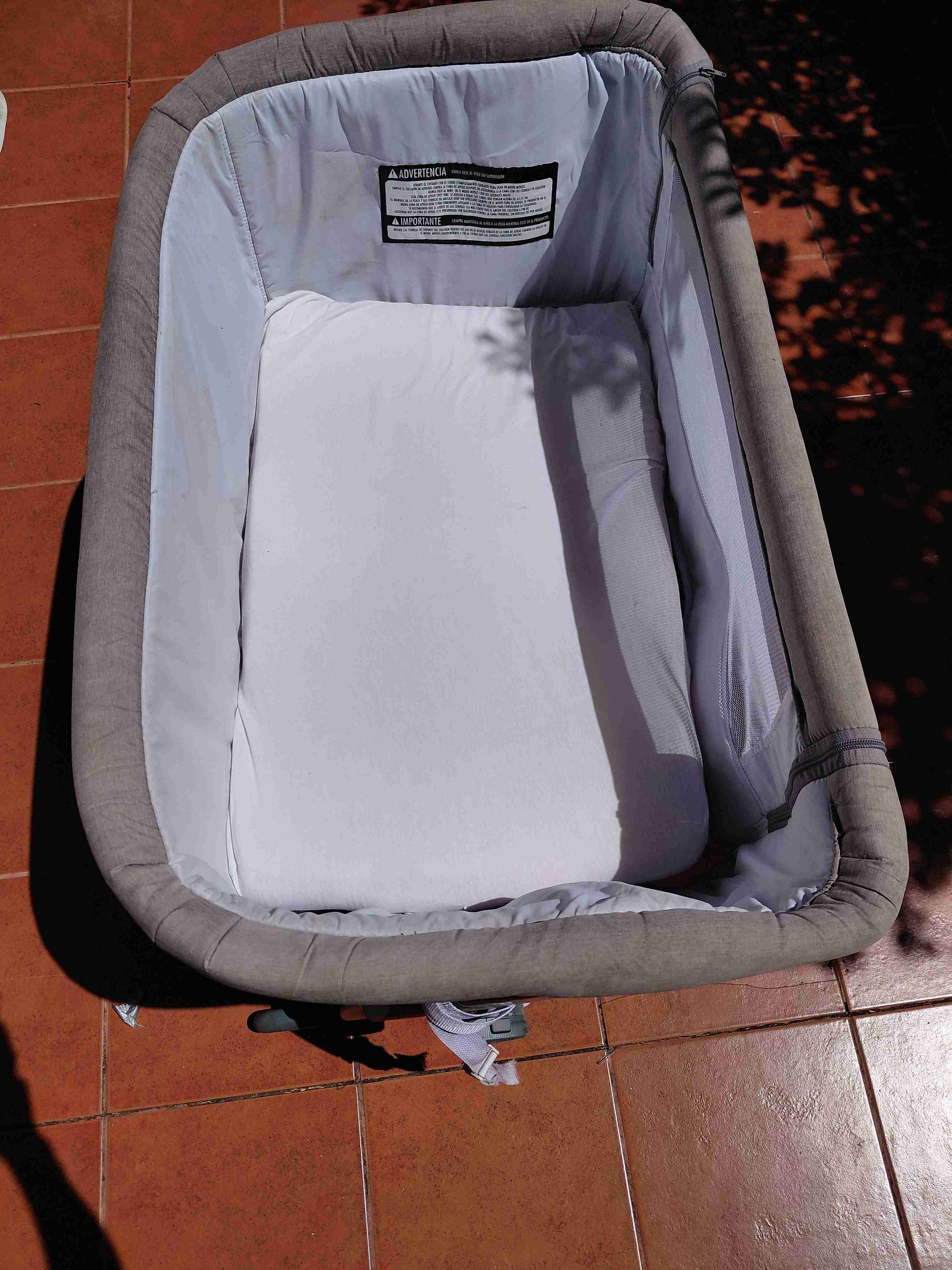 Cuna colecho gris - miniatura 3