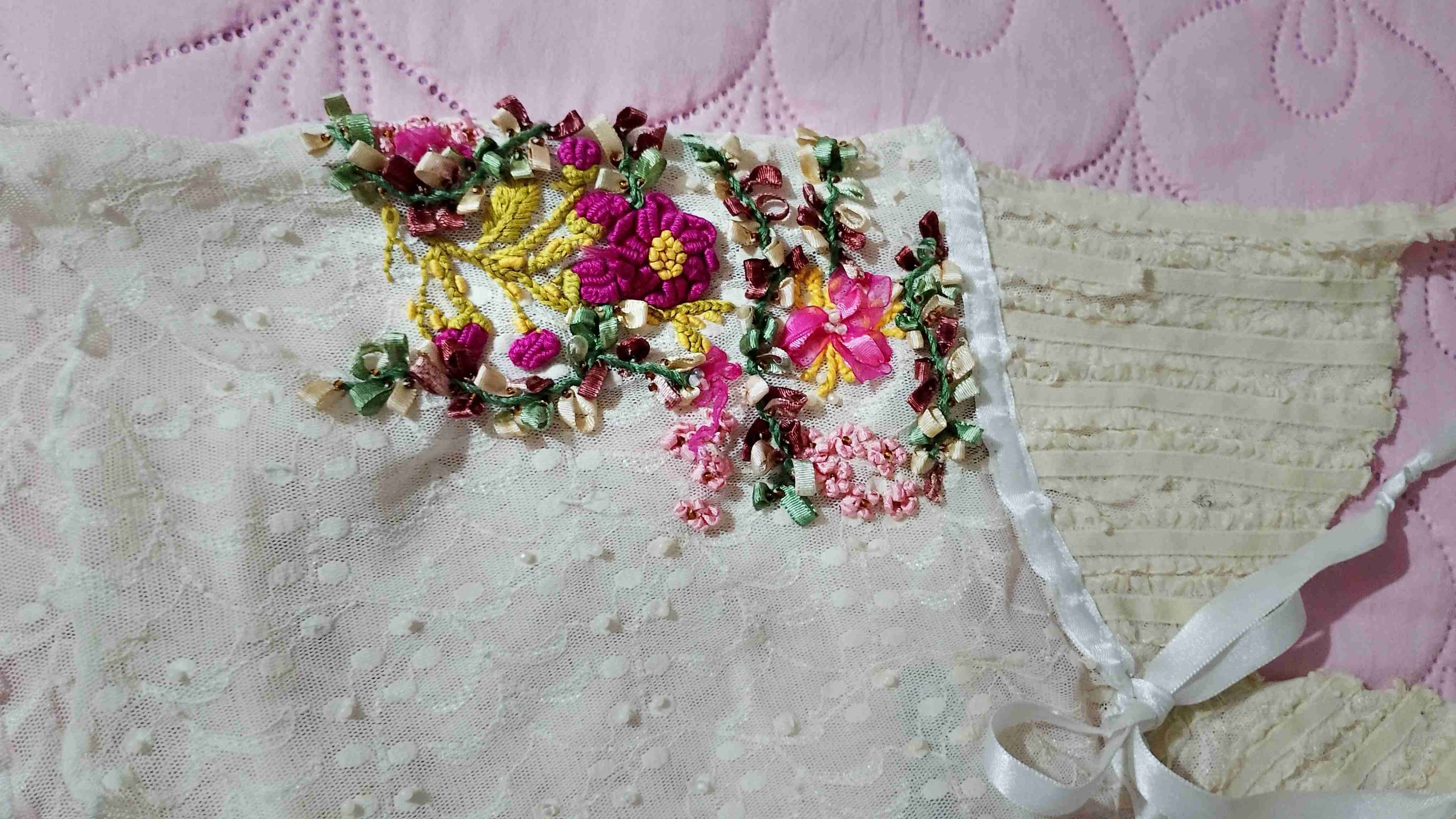 Blusa de encaje floral - miniatura 2