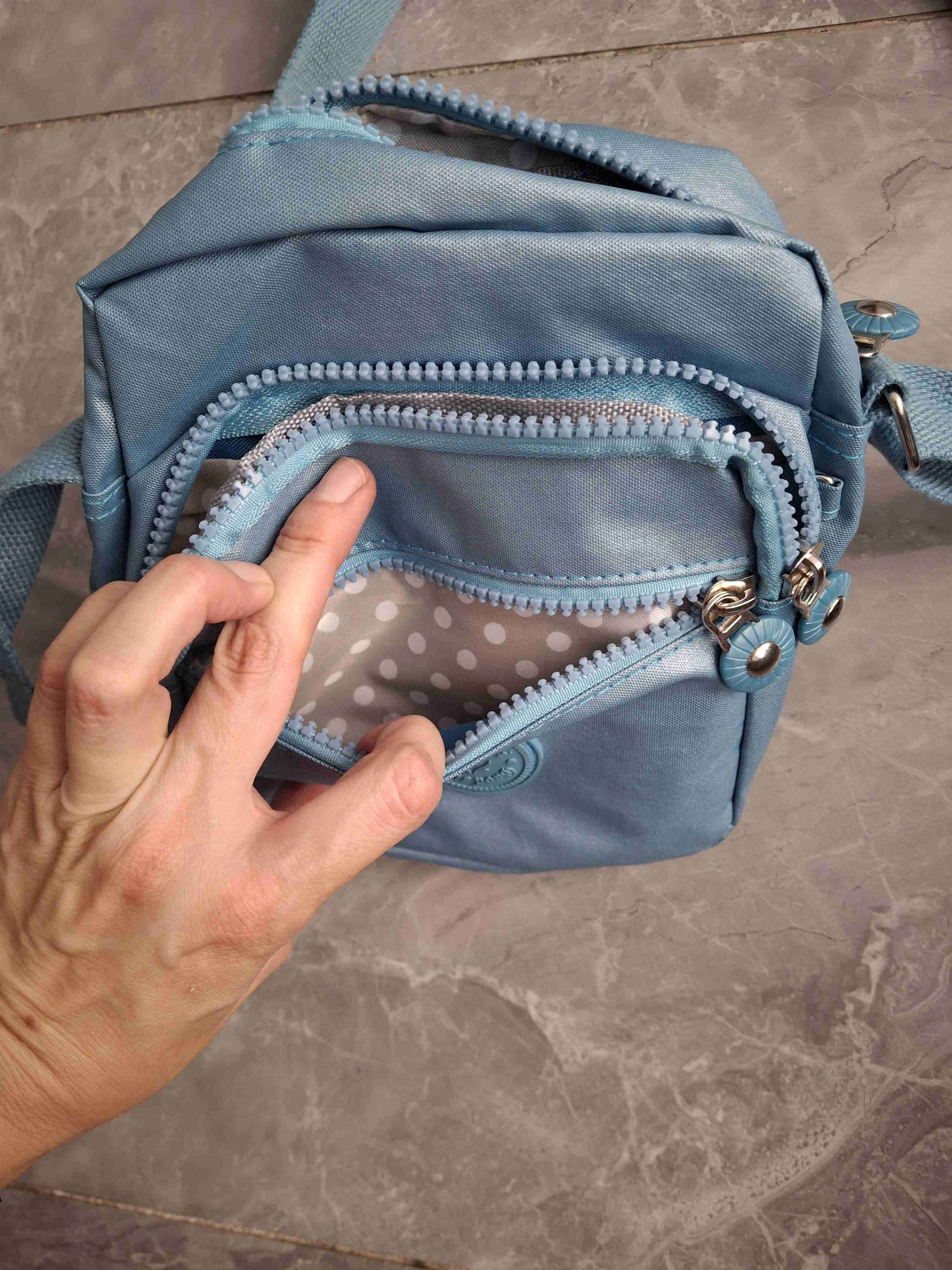 Bandolera celeste unisex - miniatura 2