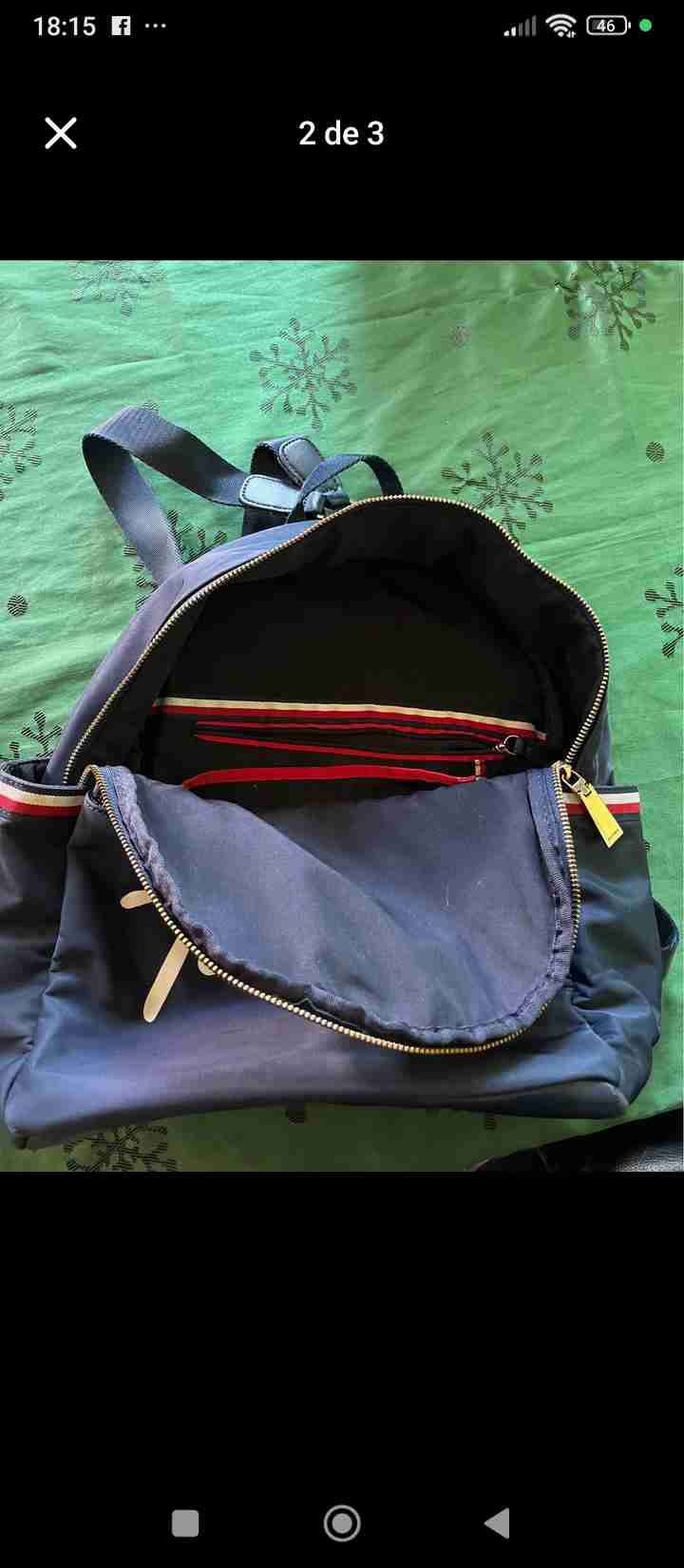 Mochila azul Tommy Hilfiger - miniatura 2