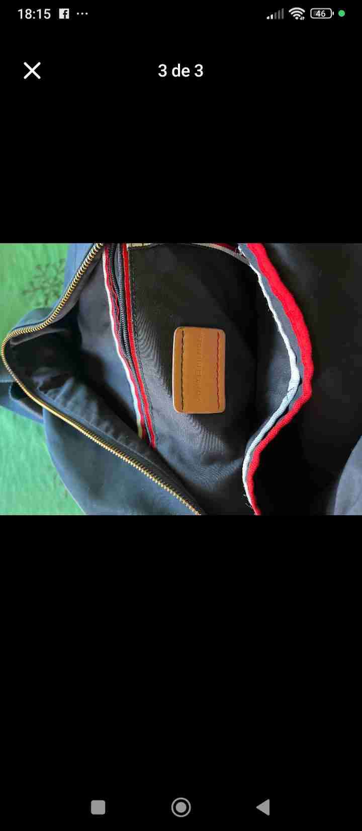 Mochila azul Tommy Hilfiger - miniatura 3