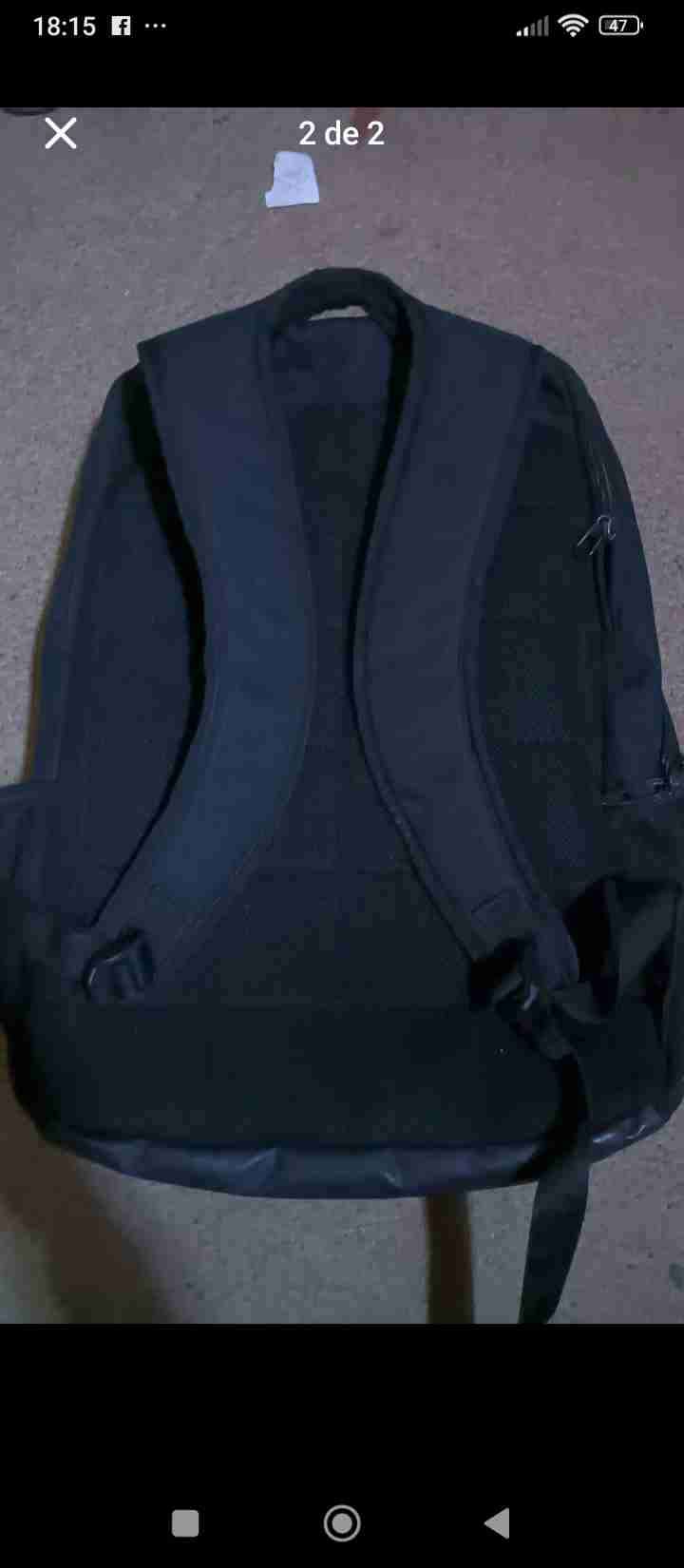 Mochila negra básica