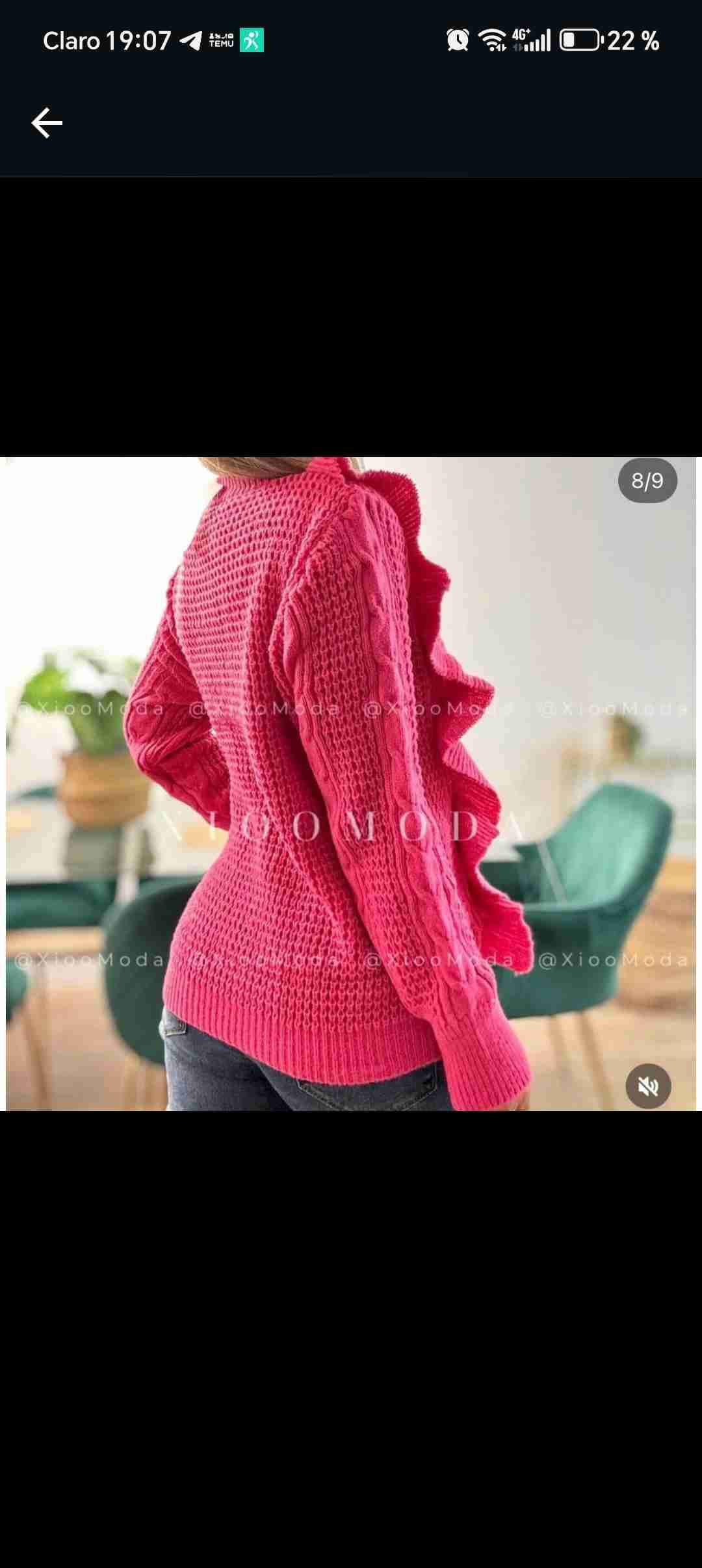 Suéter con vuelos - miniatura 3