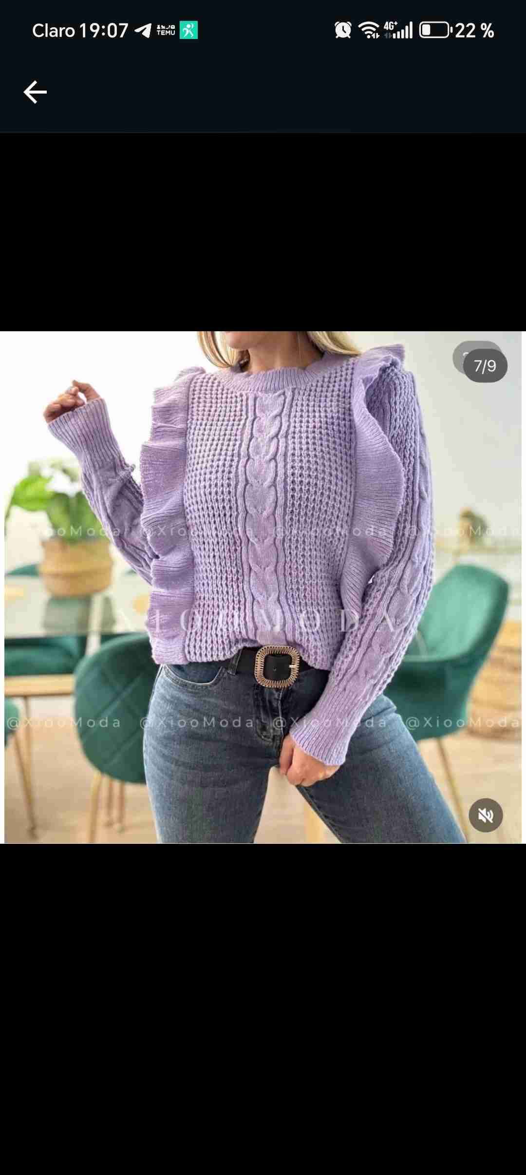 Suéter con vuelos - miniatura 5