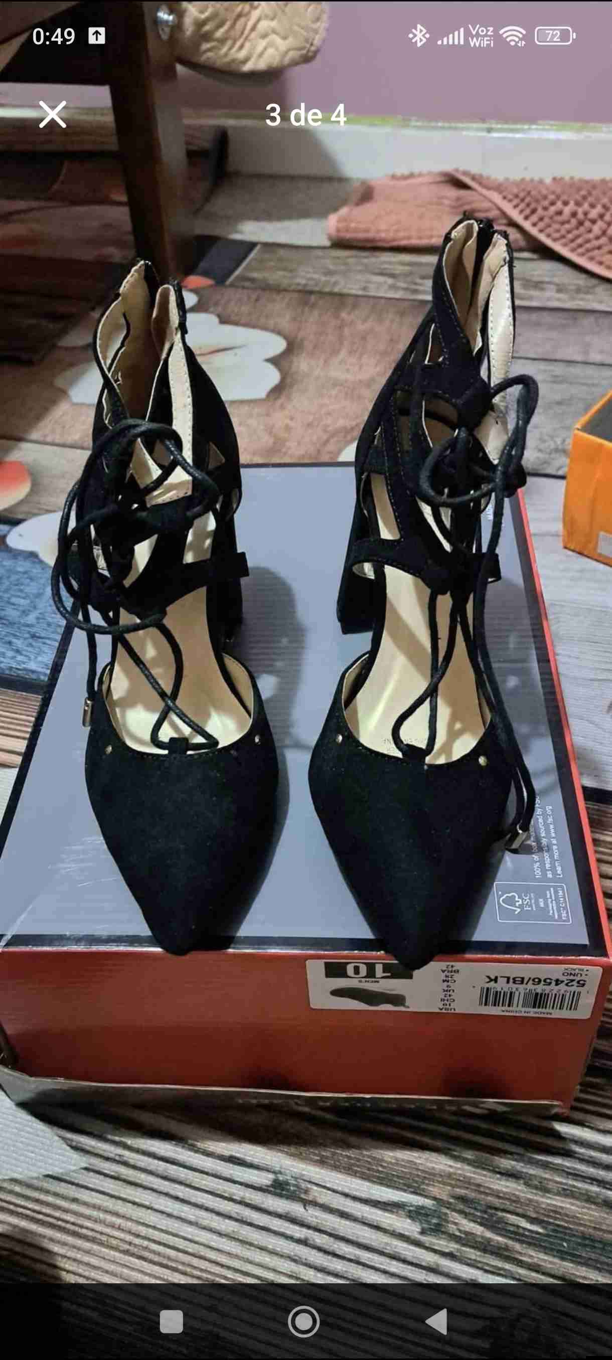 Zapatos de tacón alto negros - miniatura 3