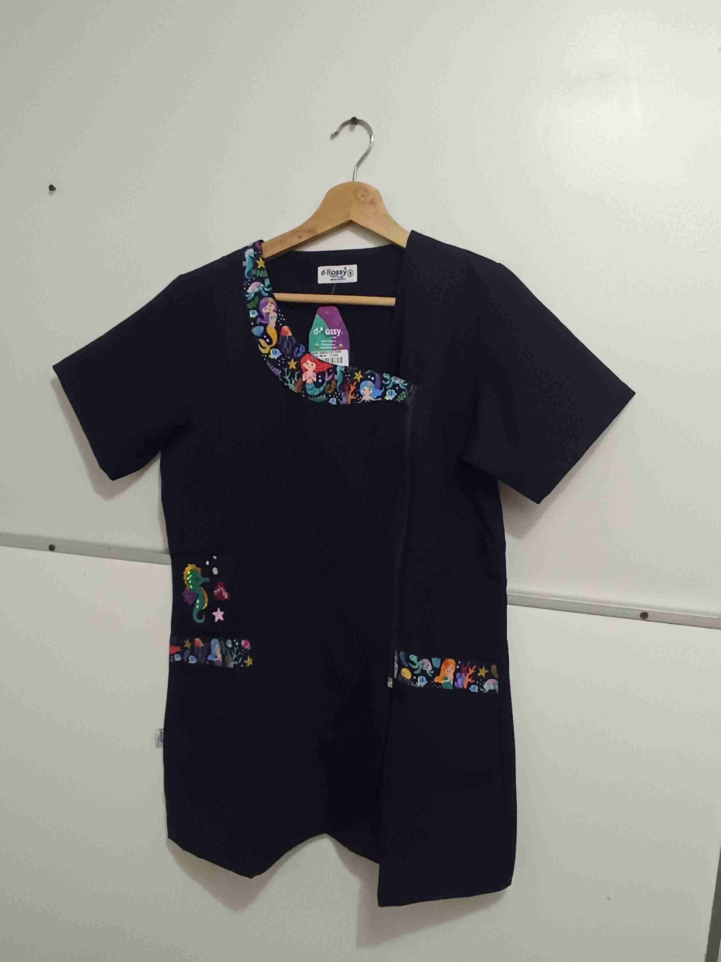 Delantal profesora básica con bordado - miniatura 2